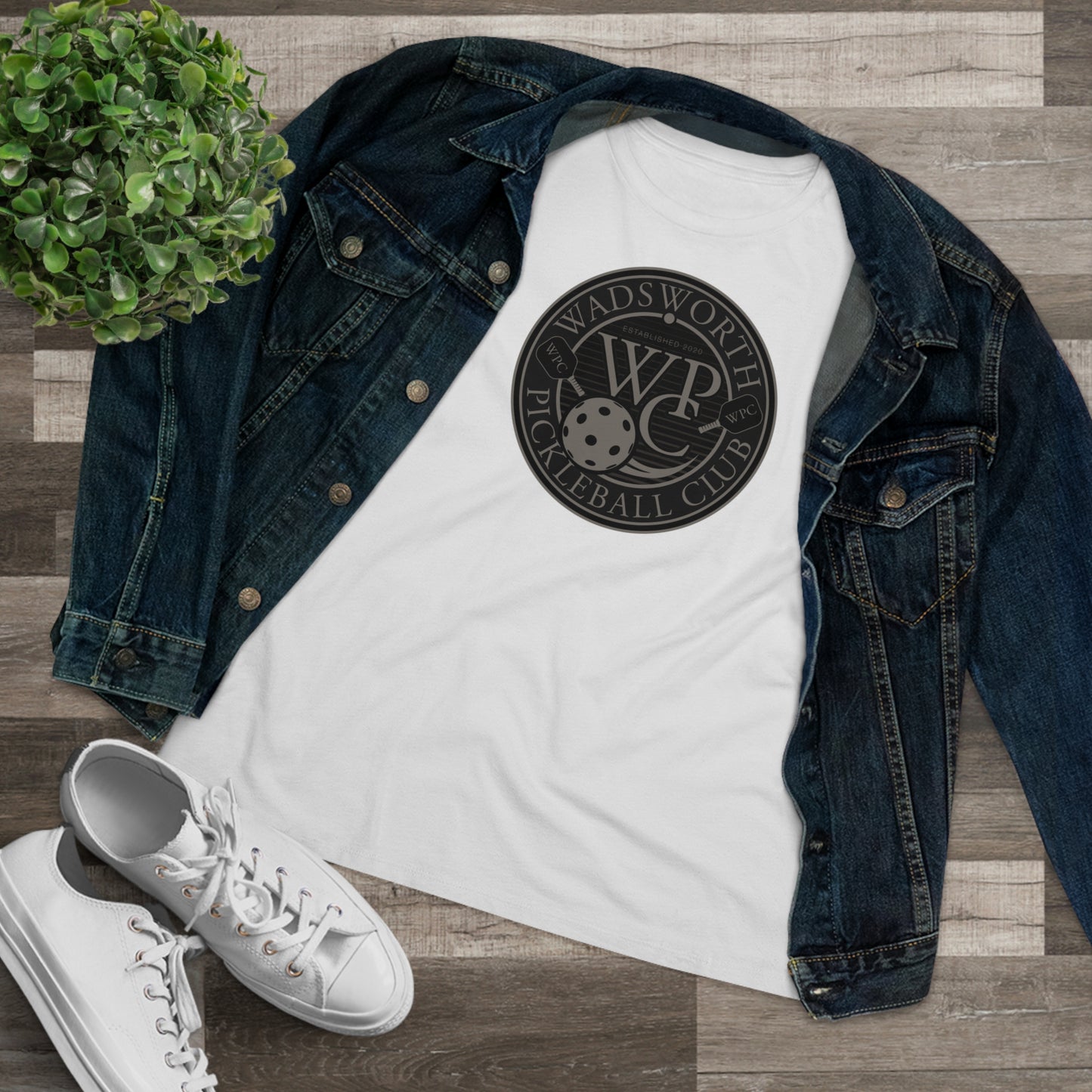 WPC GRAY BLACK, Relaxed Fit Women's T-shirt