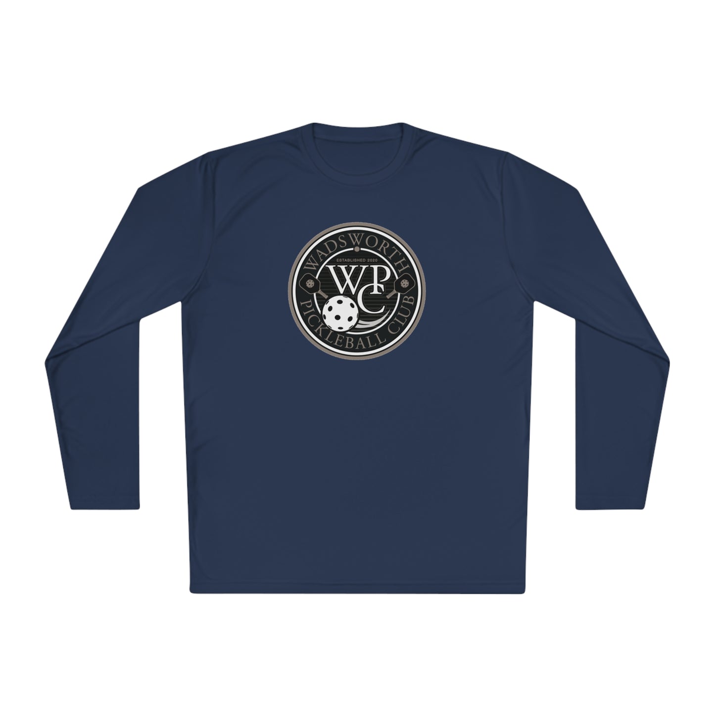 WPC GRAY LOGO SPORT-TEK (FRONT & PICKLEBALL BACK) - Unisex Lightweight Long Sleeve Tee