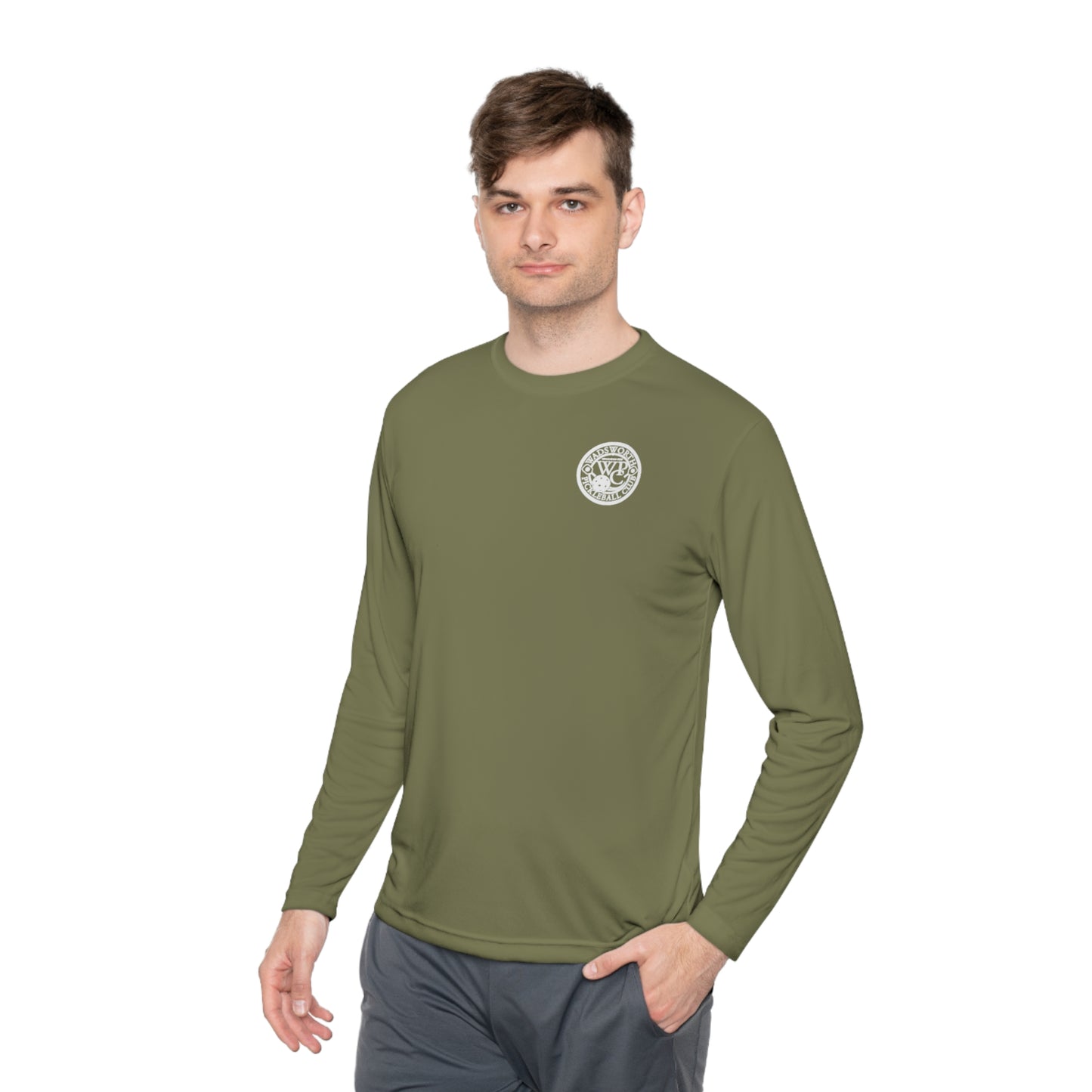 WPC WHITE-BLACK LOGO SPORT-TEK (FRONT & PICKLEBALL BACK) - Unisex Lightweight Long Sleeve Tee