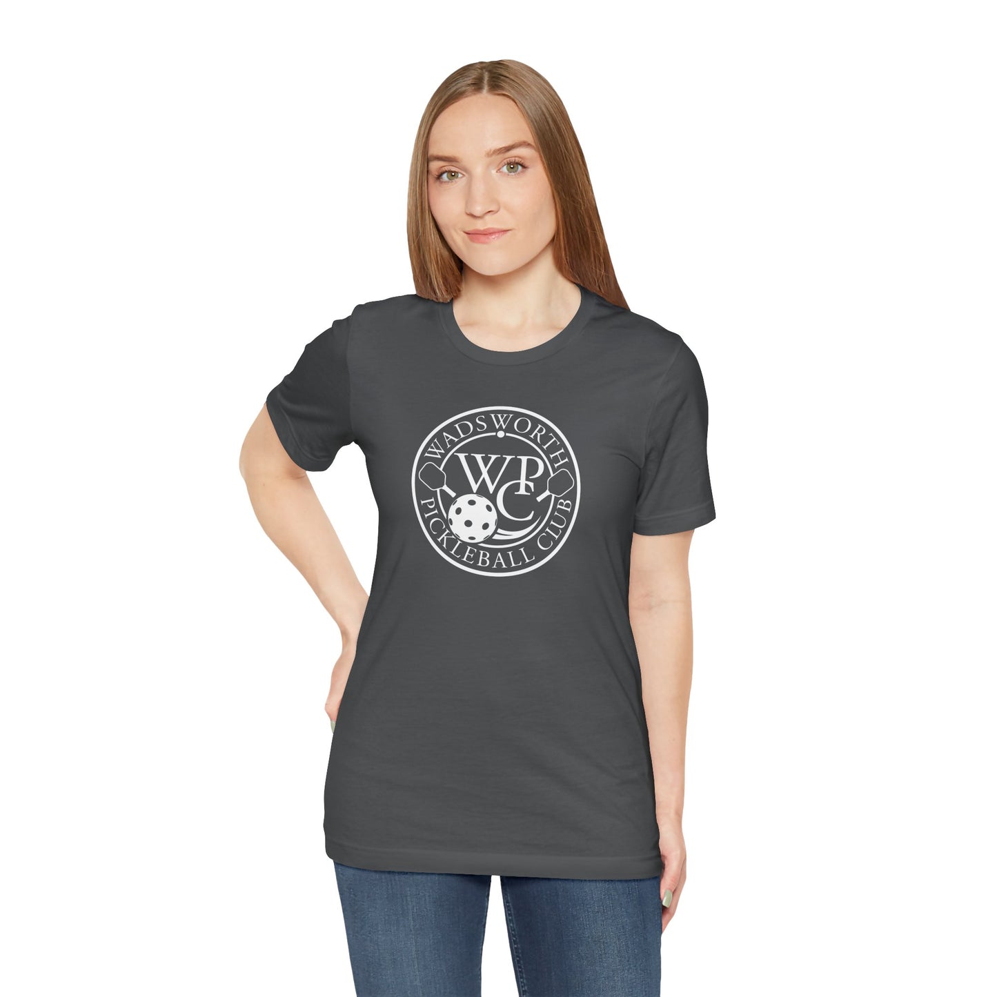 WPC White Logo- Unisex Jersey Short Sleeve Tee