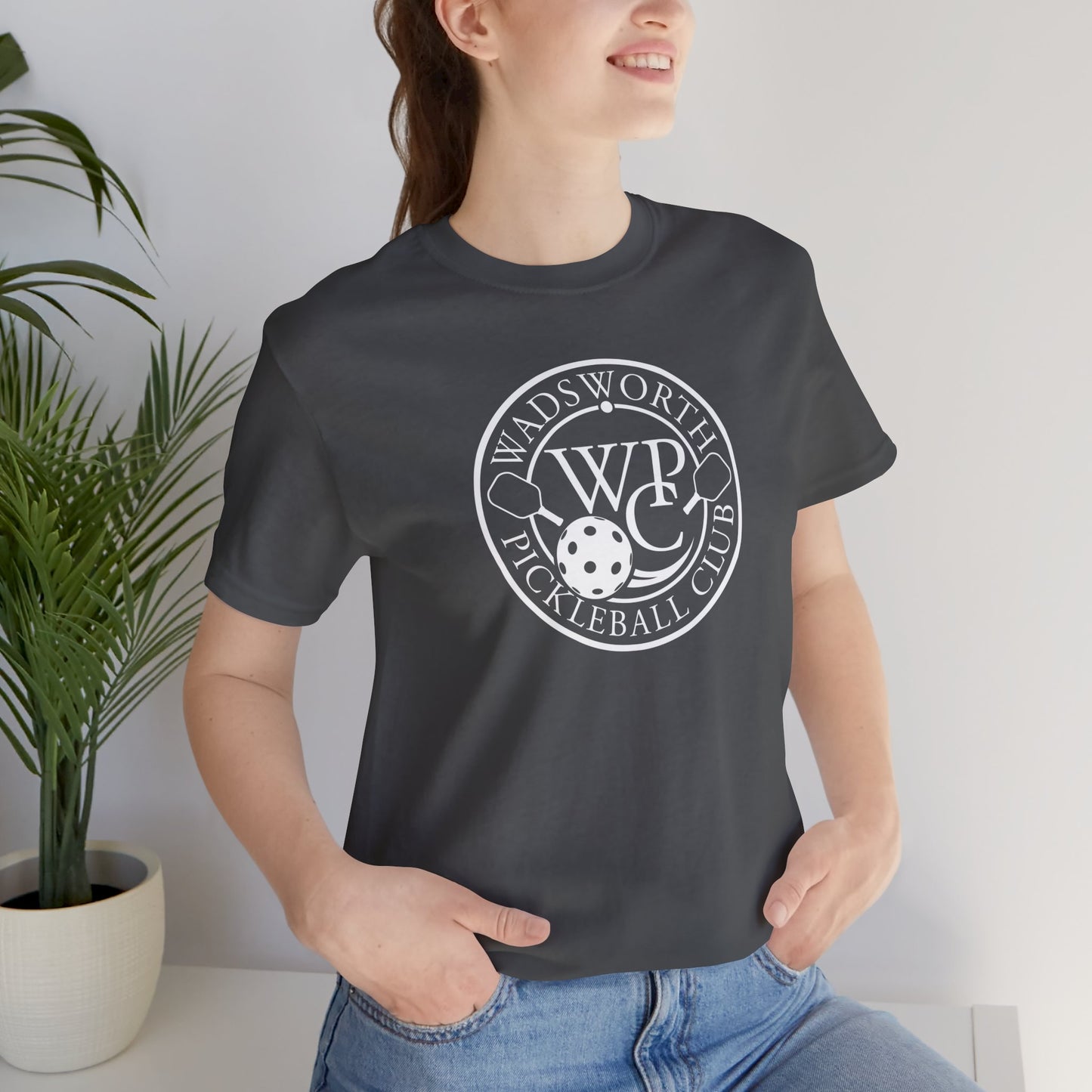 WPC White Logo- Unisex Jersey Short Sleeve Tee