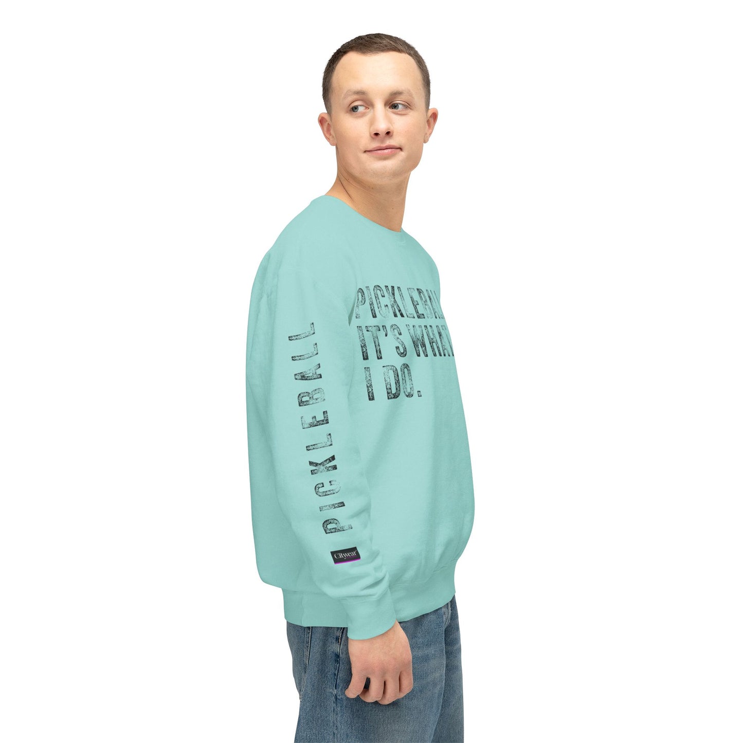 PICKLEBALL, IT'S WHAT I DO., Unisex Lightweight Crewneck Sweatshirt