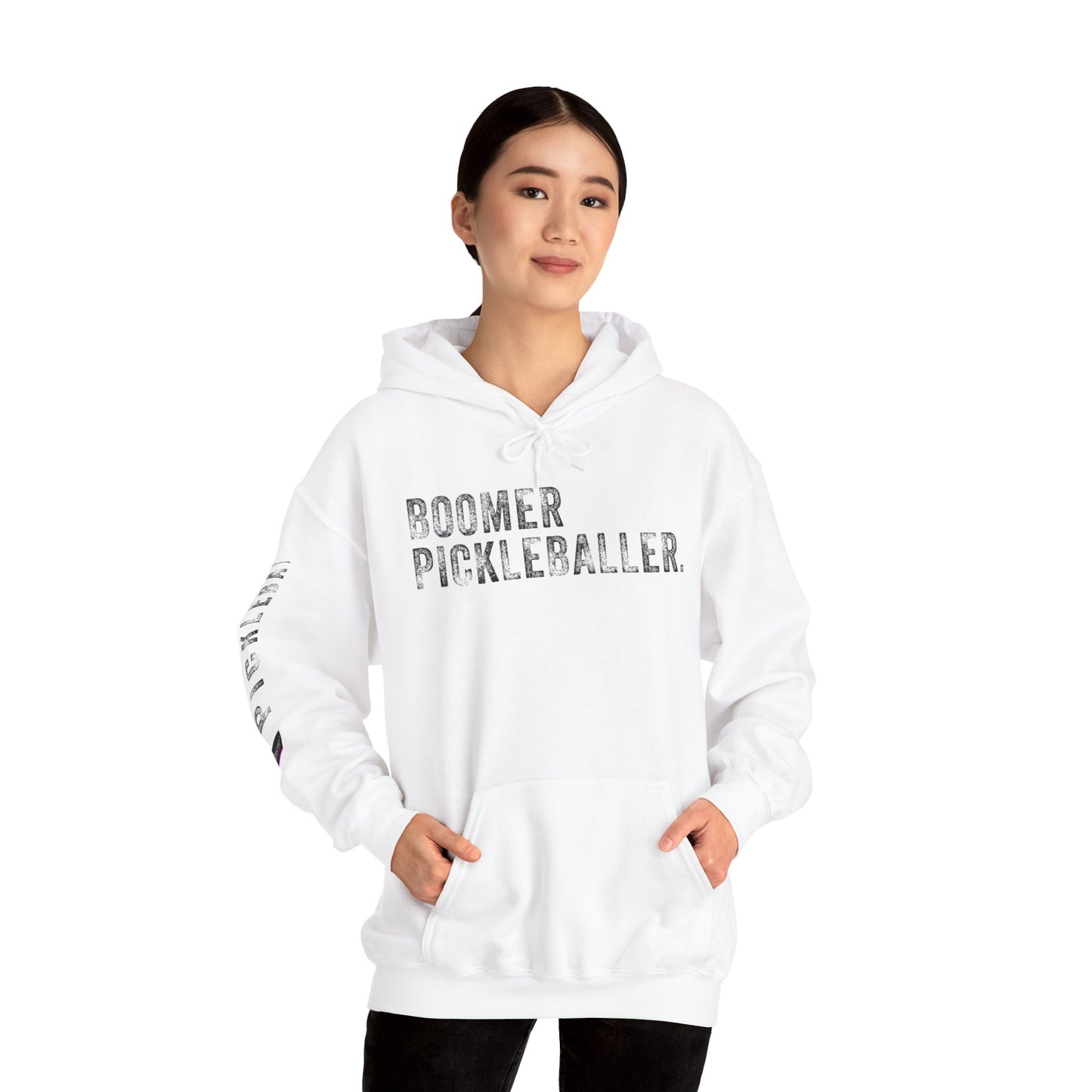 BOOMER PICKLEBALLER, Unisex Heavy Blend™ Hooded Sweatshirt