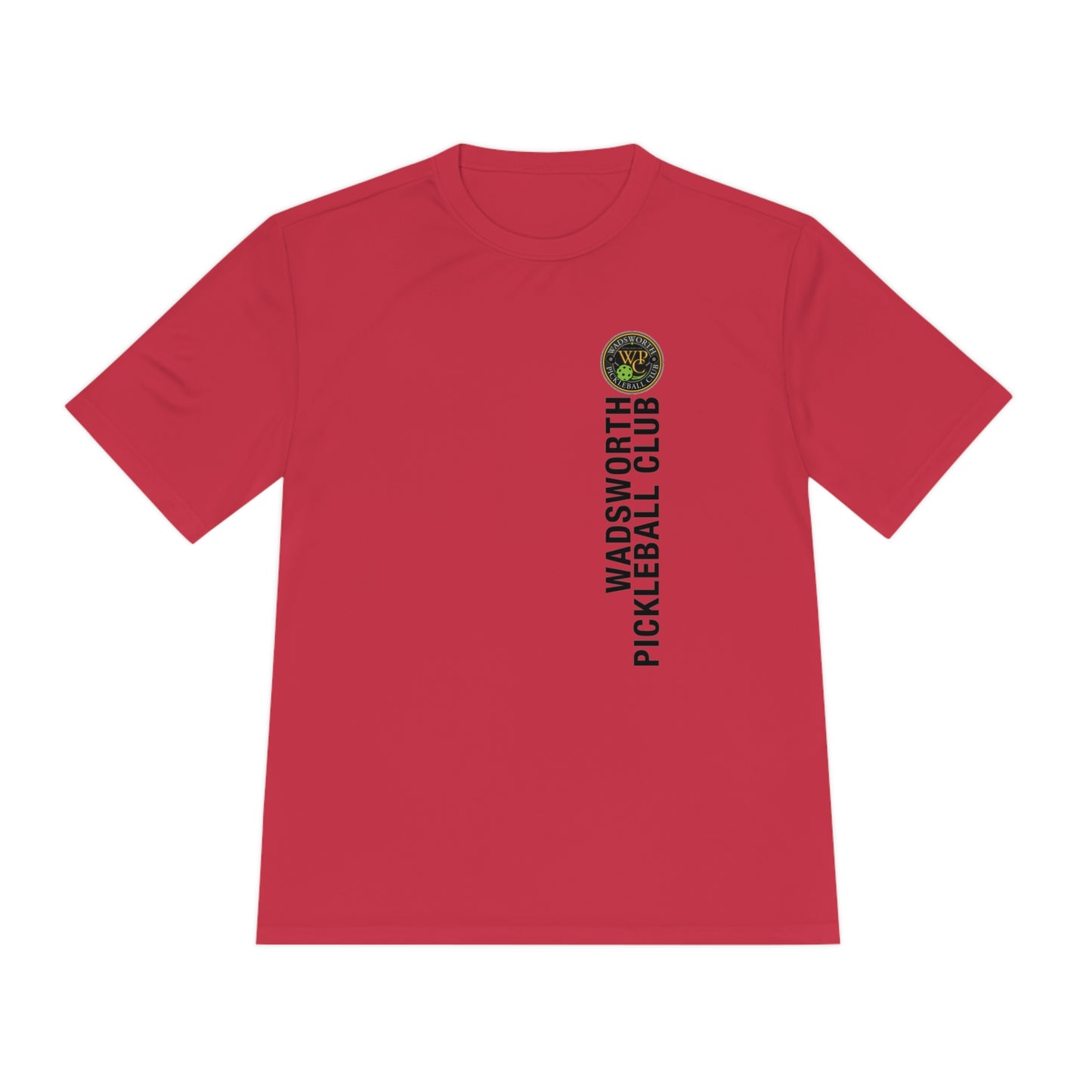 WPC COLOR VERTICAL LOGO SPORT-TEK (FRONT & LOGO BACK) - Unisex Moisture Wicking Tee