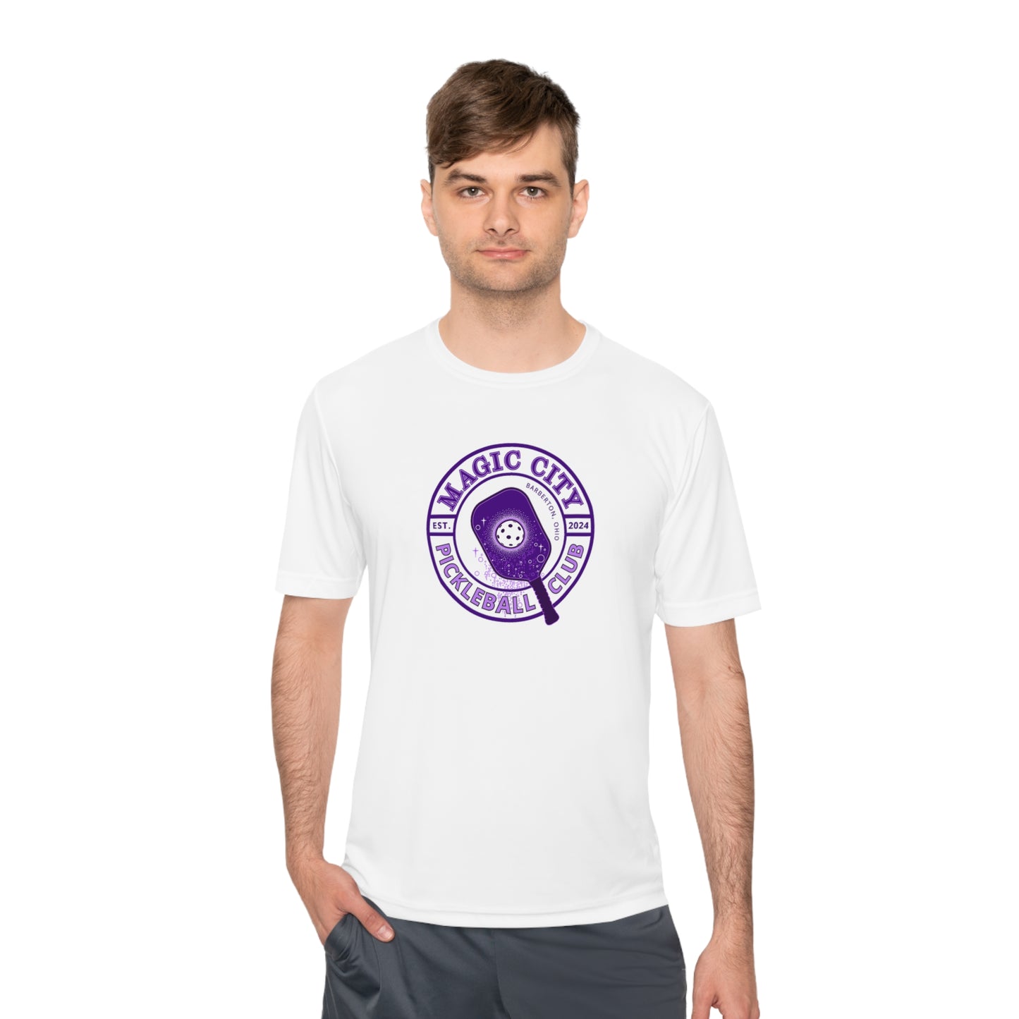 MCPC CIRCLE LOGO (FRONT & PICKLEBALL BACK) Unisex Moisture Wicking SPORT-TEK Tee