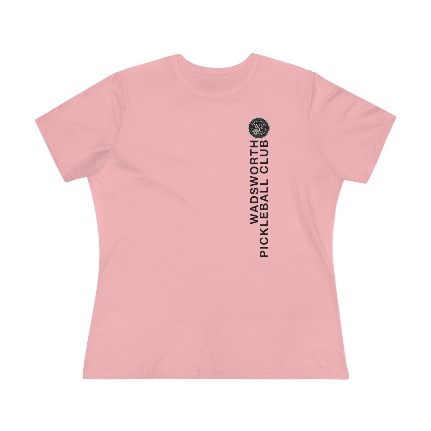 WPC VERTICAL WHITE, Relaxed Fit Women's T-shirt