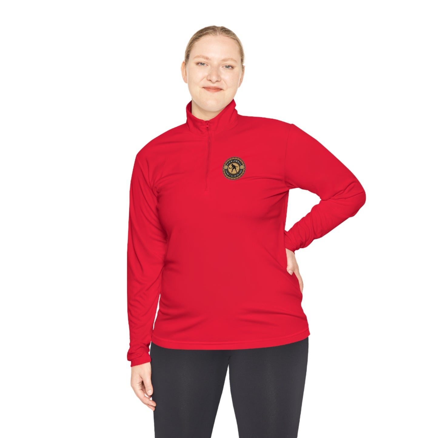 LEAVING IT ALL ON THE COURT, ATHLETE, SPORT-TEK: Unisex Quarter-zip Pullover