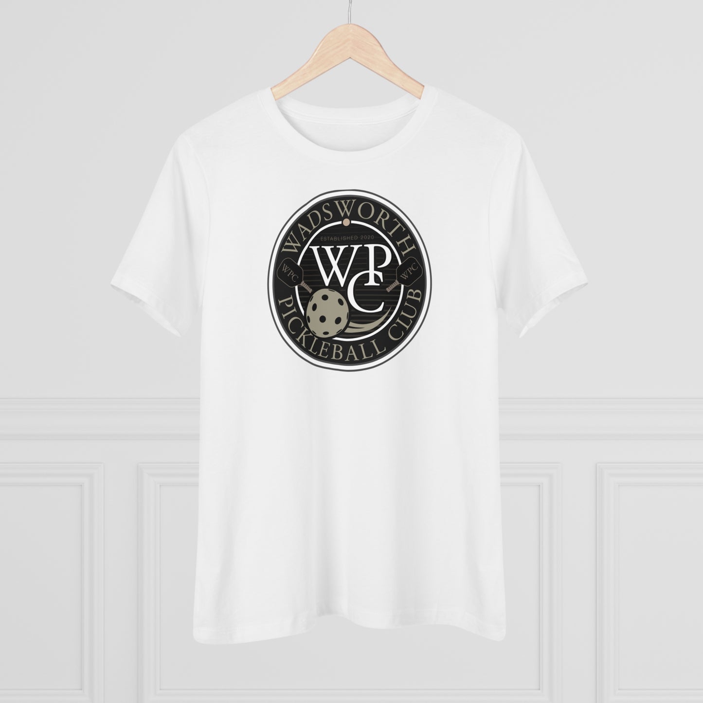 WPC GRAY WHITE, Relaxed Fit Women's T-shirt