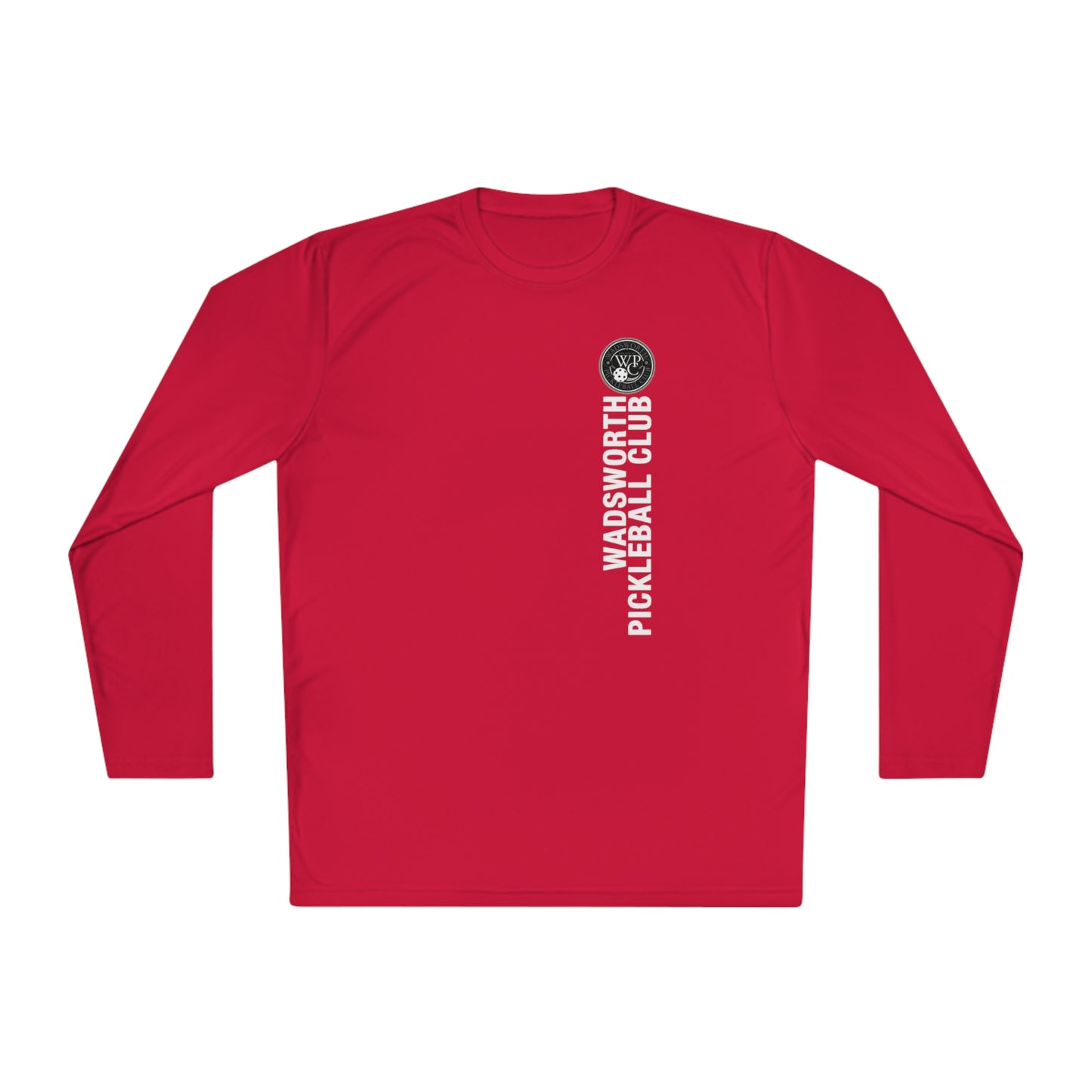 WPC GRAY-WHITE LOGO SPORT-TEK (FRONT & BACK) - Unisex Lightweight Long Sleeve Tee