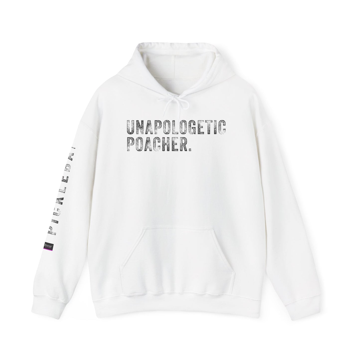 UNAPOLOGETIC POACHER, Unisex Heavy Blend™ Hooded Sweatshirt