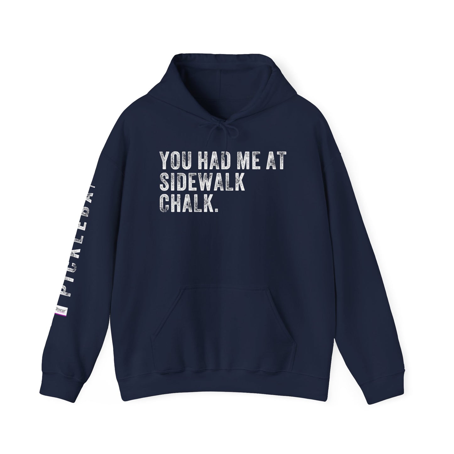 YOU HAD ME AT SIDEWALK CHALK, Unisex Heavy Blend™ Hooded Sweatshirt