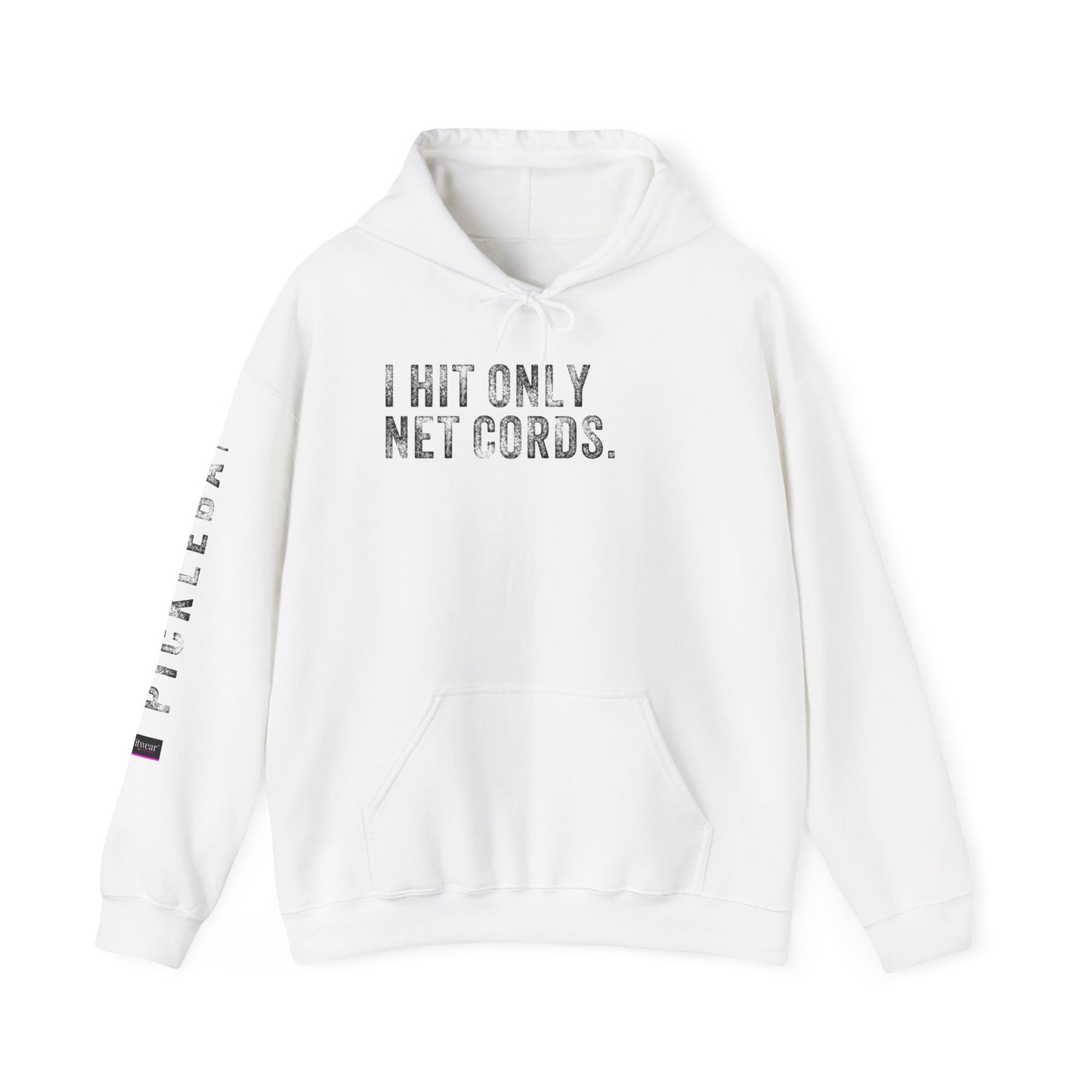 I HIT ONLY NET CORDS, Unisex Heavy Blend™ Hooded Sweatshirt