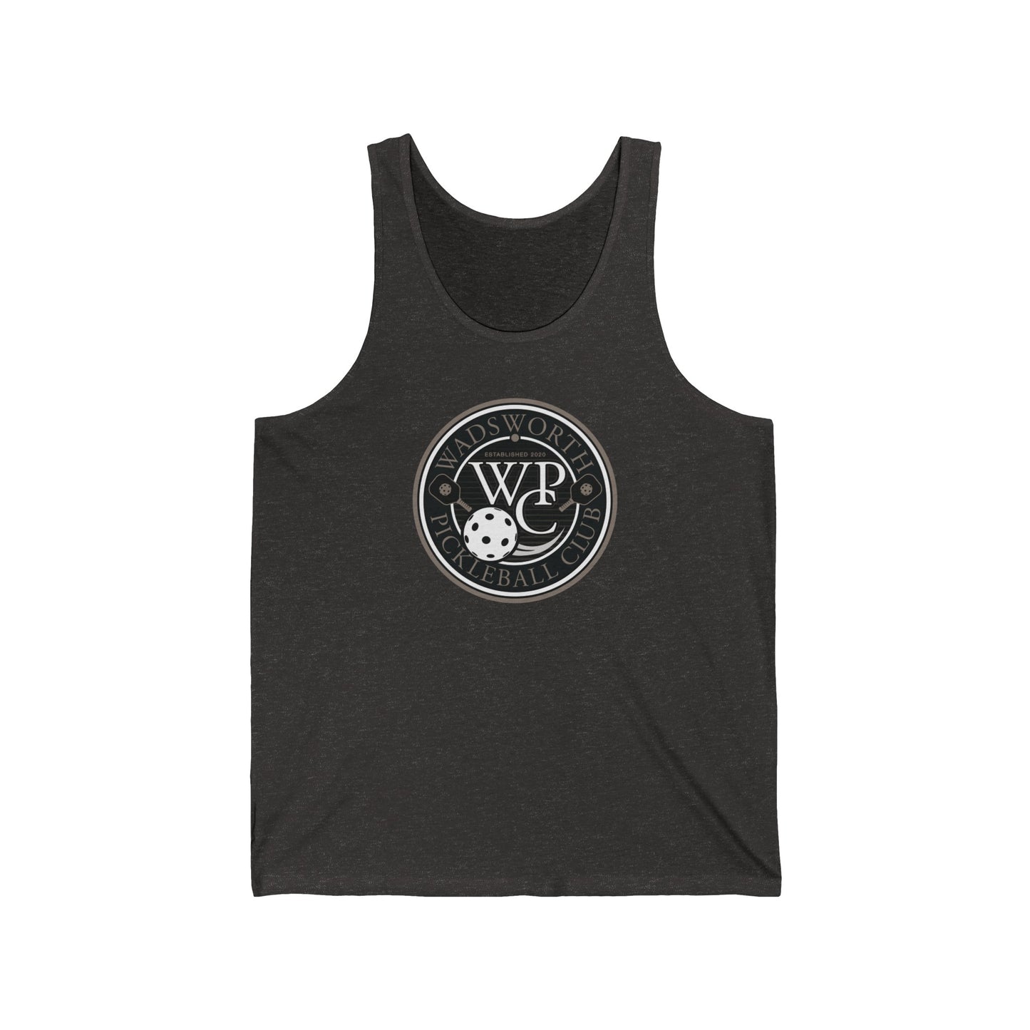 WPC GRAY LOGO (FRONT & PICKLEBALL BACK) - Unisex Jersey Tank