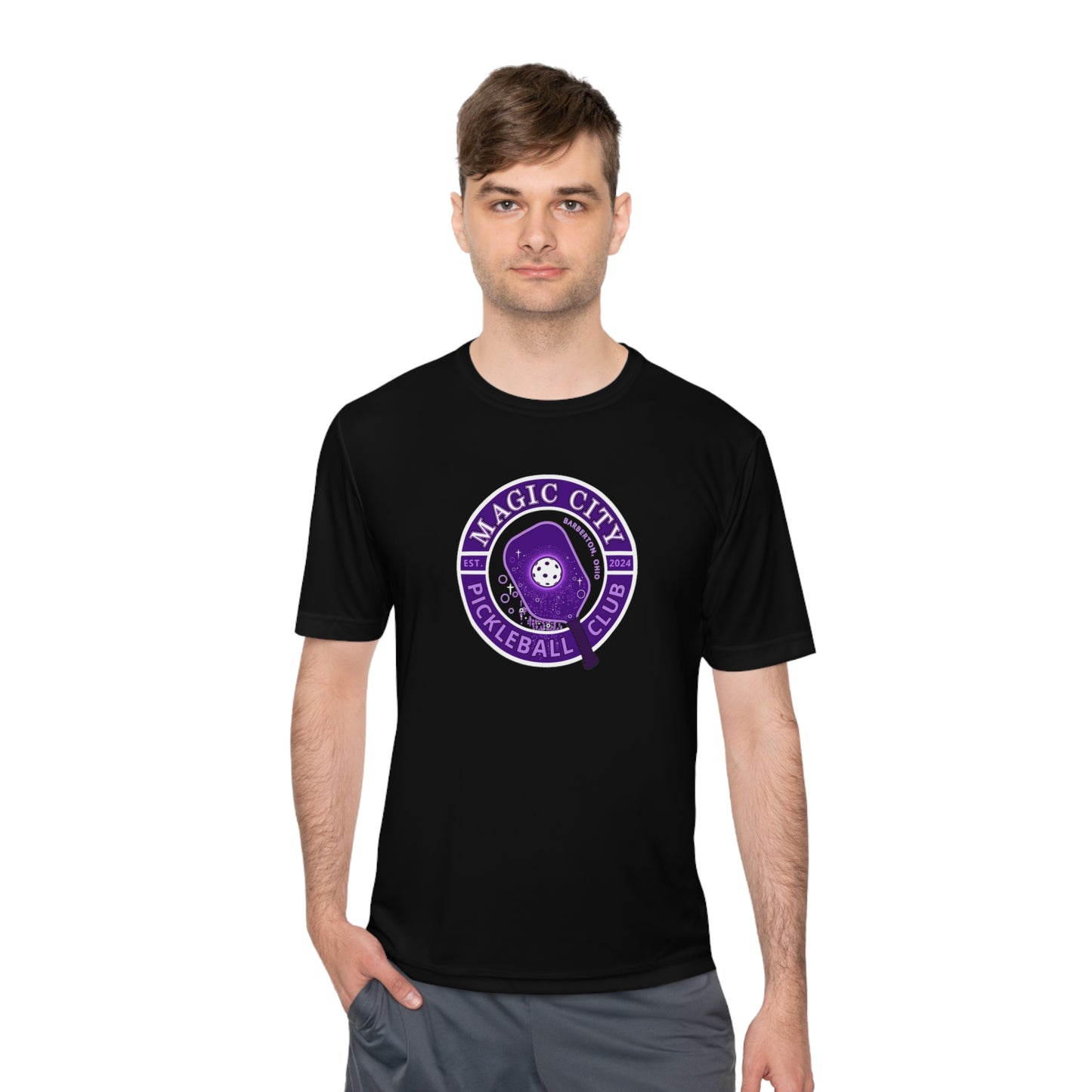 MCPC CIRCLE LOGO (FRONT & PICKLEBALL BACK) Unisex Moisture Wicking SPORT-TEK Tee