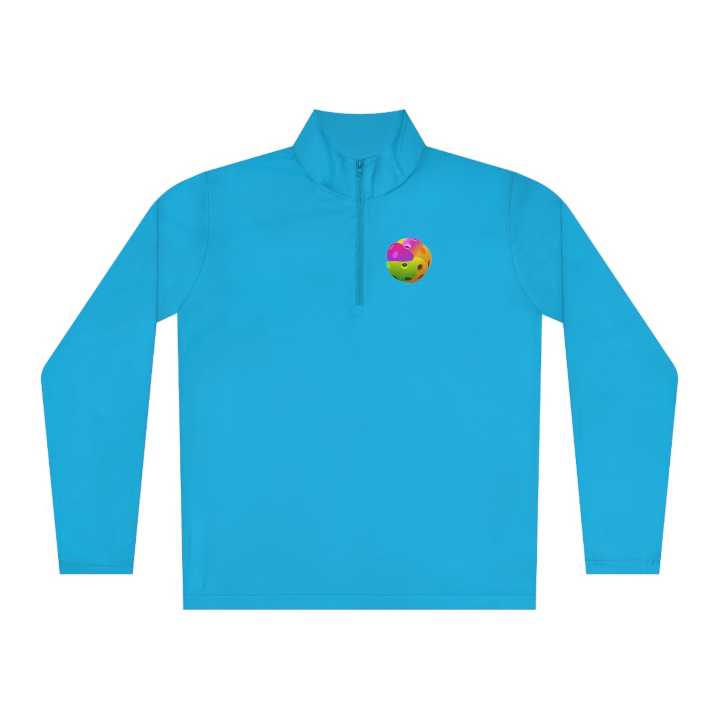 PICKLEBALL ABSTRACT, SPORT-TEK: Unisex Quarter-zip Pullover