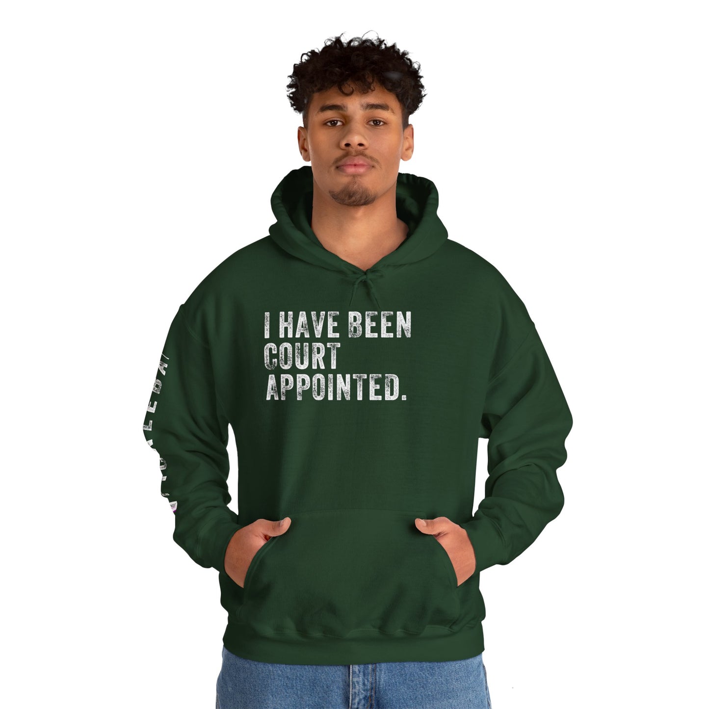 I HAVE BEEN COURT APPOINTED, Unisex Heavy Blend™ Hooded Sweatshirt