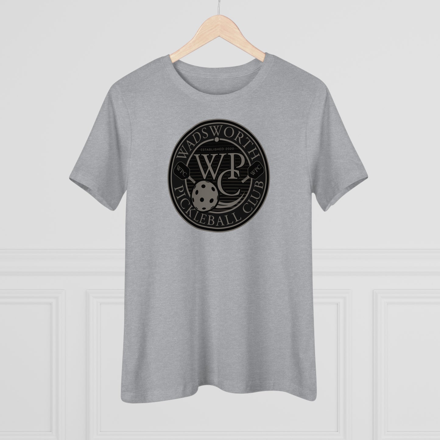 WPC GRAY BLACK, Relaxed Fit Women's T-shirt