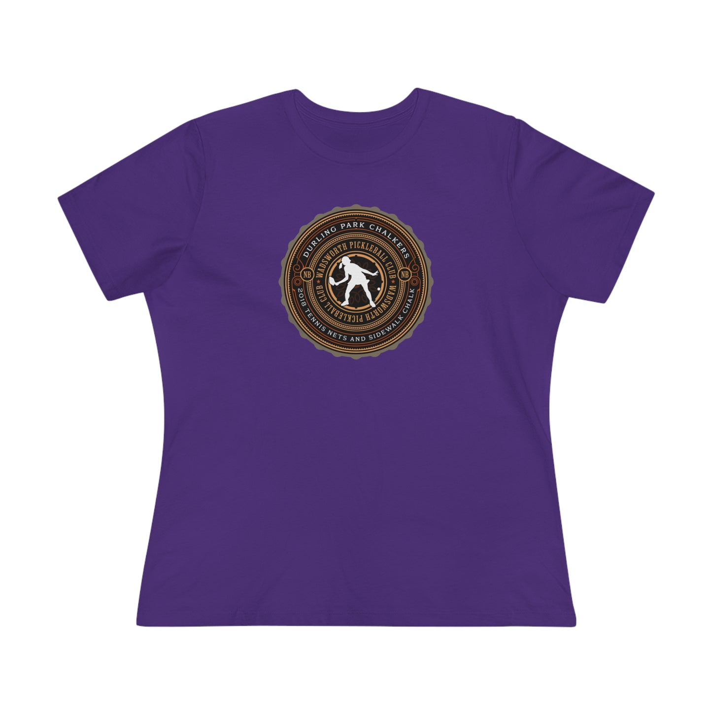 BEDILLION-DURLING PARK CHALKERS (FRONT & BACK), Women's Relaxed Fit T-shirt