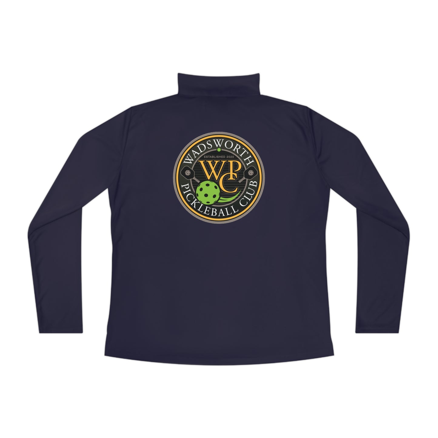 WPC CIRCULAR COLOR LOGOS LADIES SPORT-TEK (FRONT & BACK) - Ladies Quarter-Zip Pullover