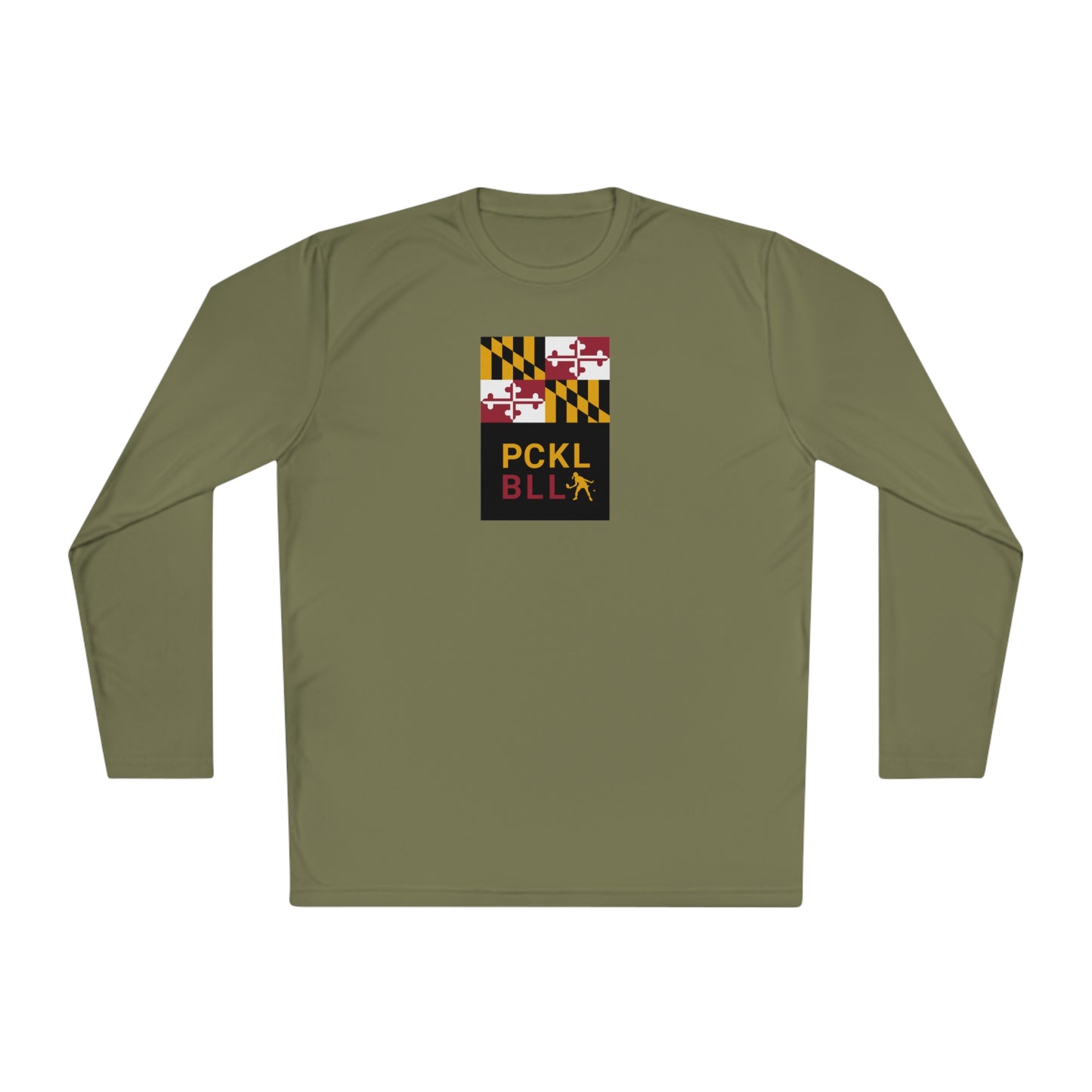 MD FLAG, PCKL-BLL WOMAN ATHLETE-Unisex Lightweight Long Sleeve Tee