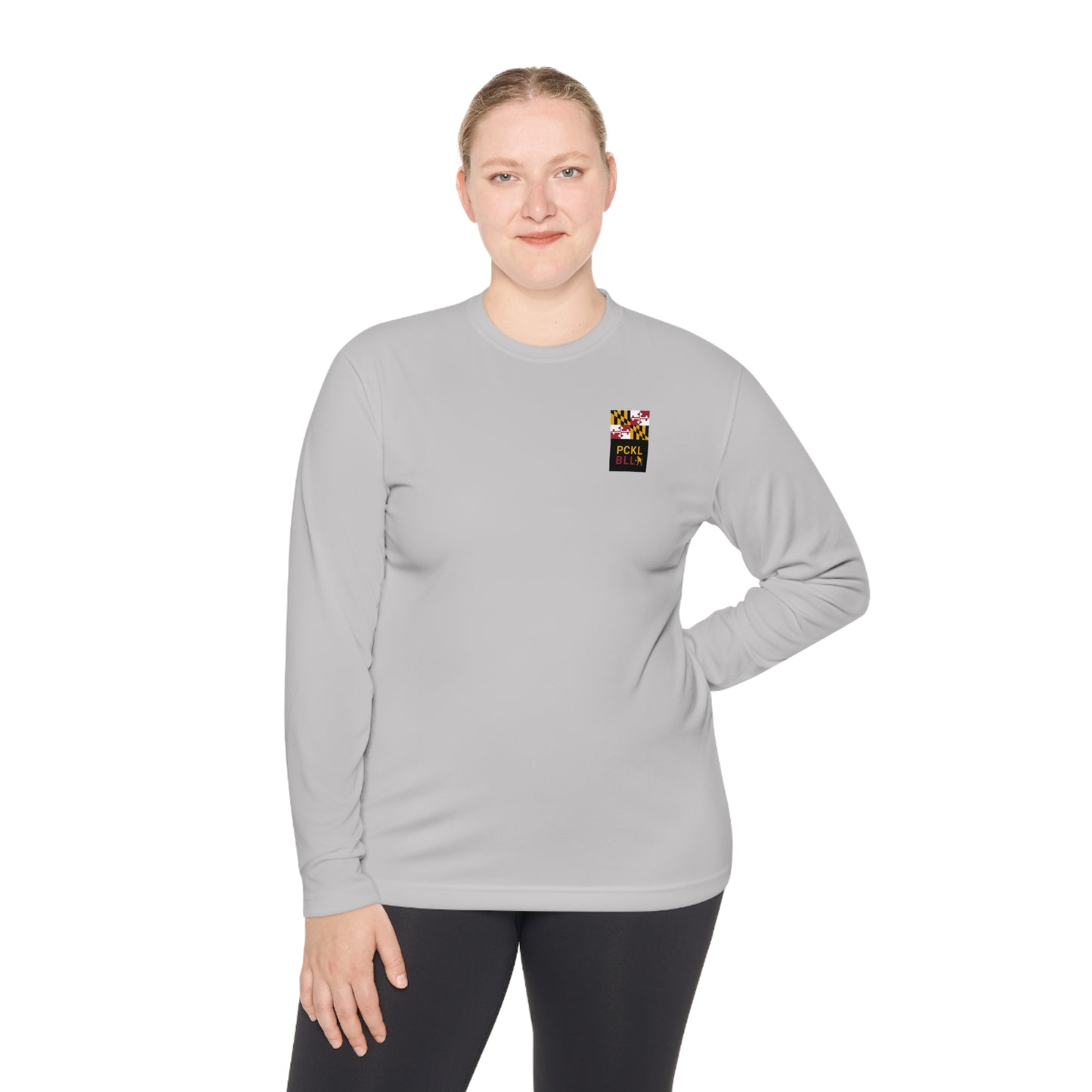 MD FLAG, PCKL-BLL WOMAN ATHLETE- Unisex Lightweight Long Sleeve Tee