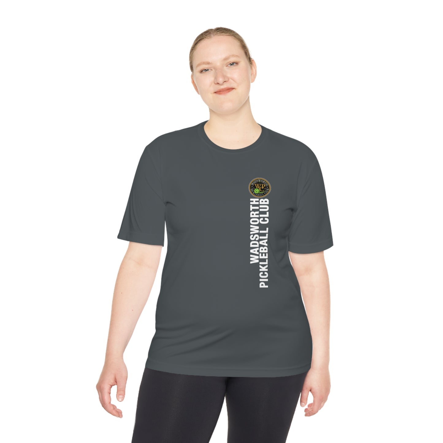 WPC COLOR VERTICAL LOGO SPORT-TEK (FRONT & LOGO BACK) - Unisex Moisture Wicking Tee