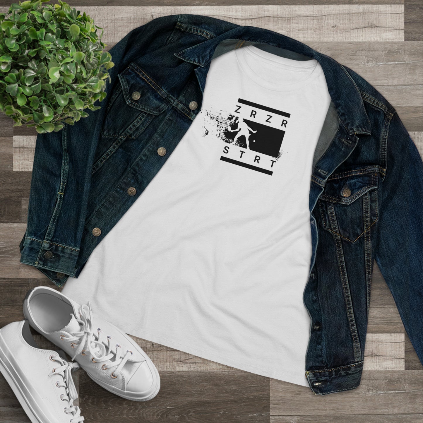 ZERO, ZERO, START, Relaxed Fit Women's T-shirt