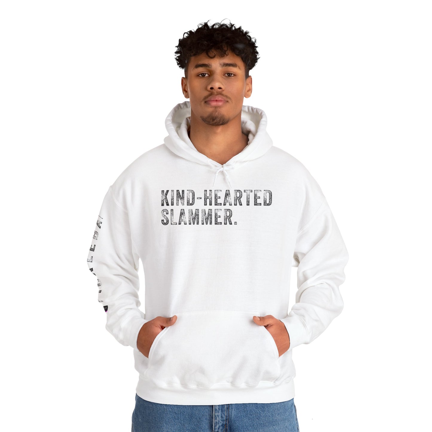KIND-HEARTED SLAMMER, Unisex Heavy Blend™ Hooded Sweatshirt
