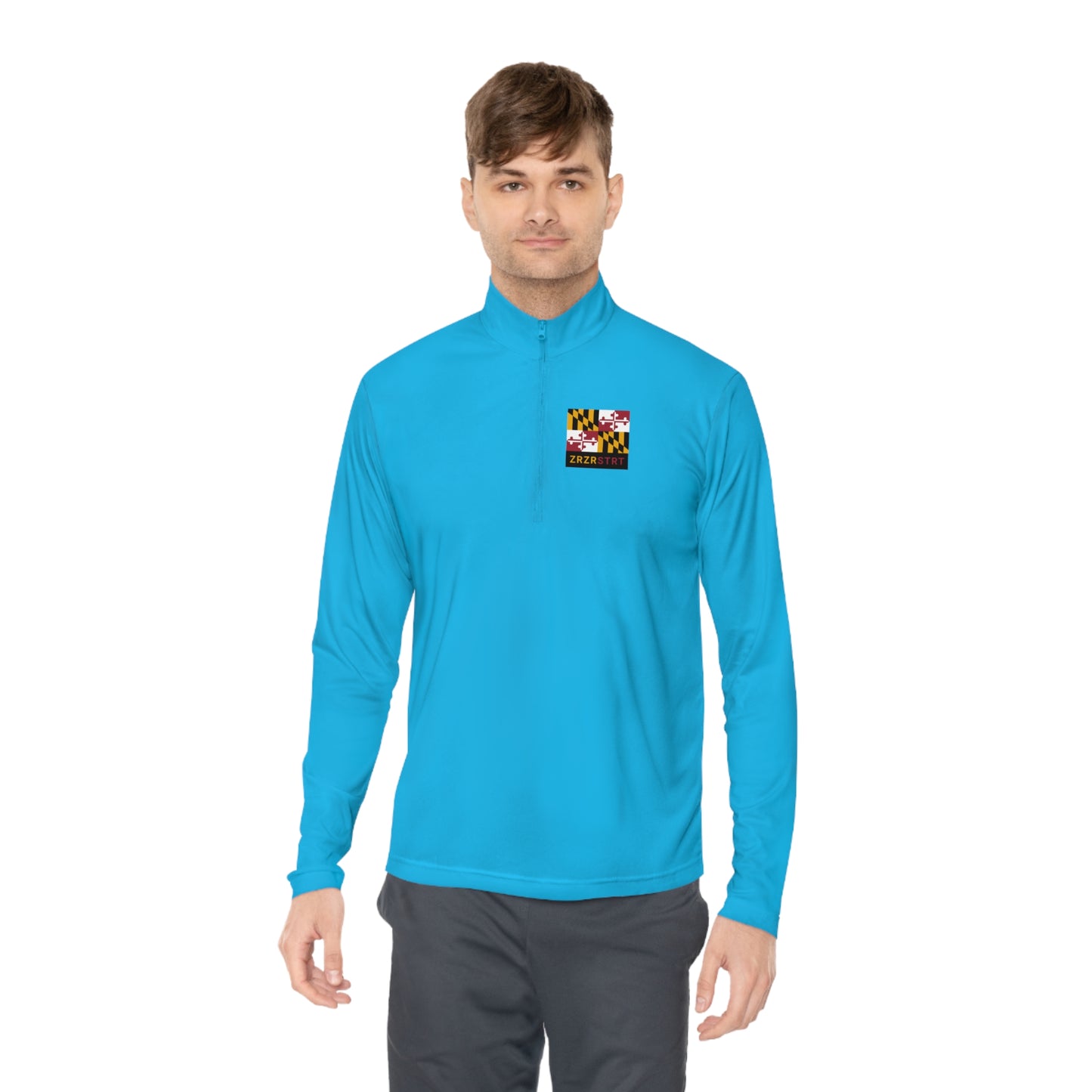 MARYLAND ZERO, ZERO, START, SPORT-TEK, Unisex Quarter-Zip Pullover