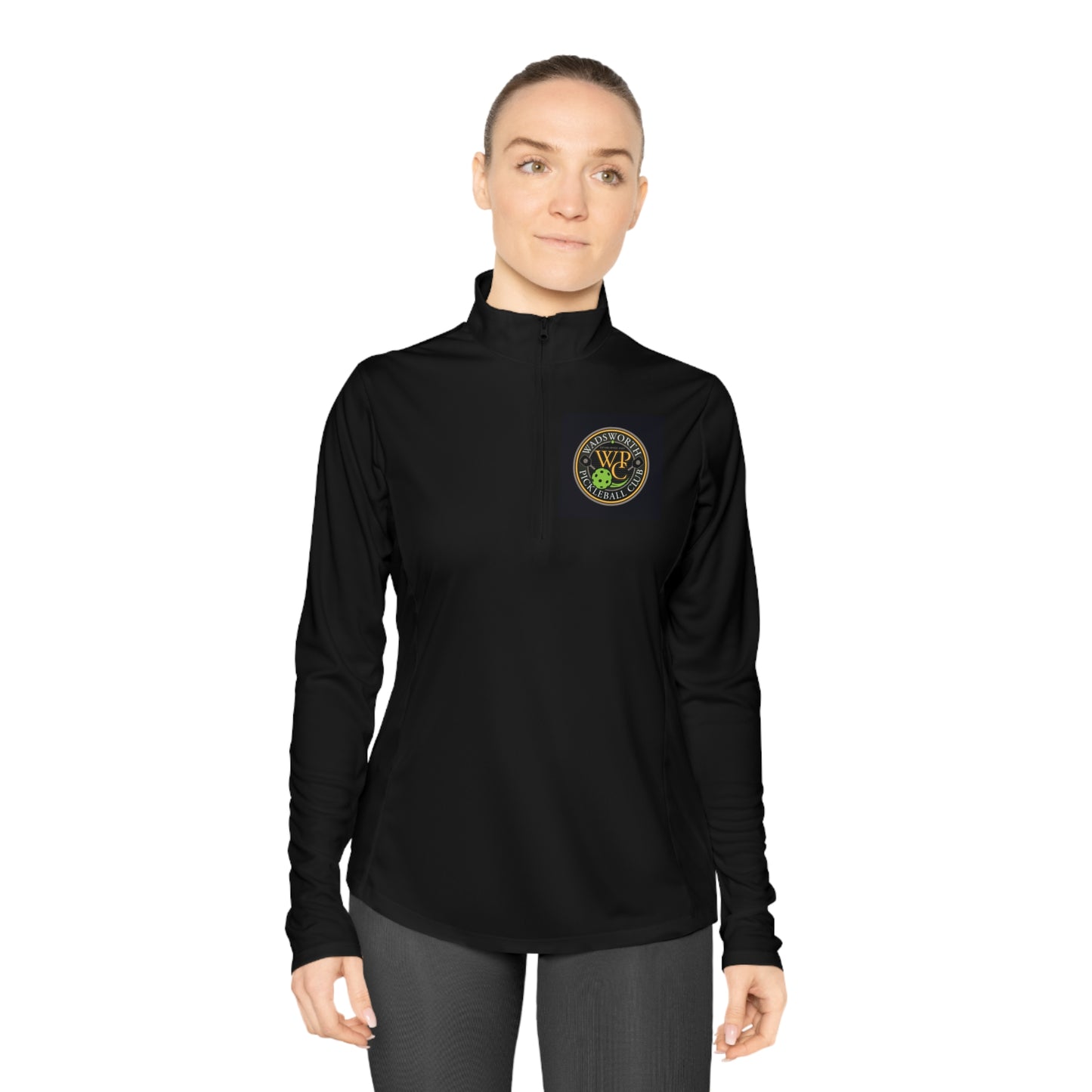 WPC CIRCULAR COLOR LOGOS LADIES SPORT-TEK (FRONT & BACK) - Ladies Quarter-Zip Pullover