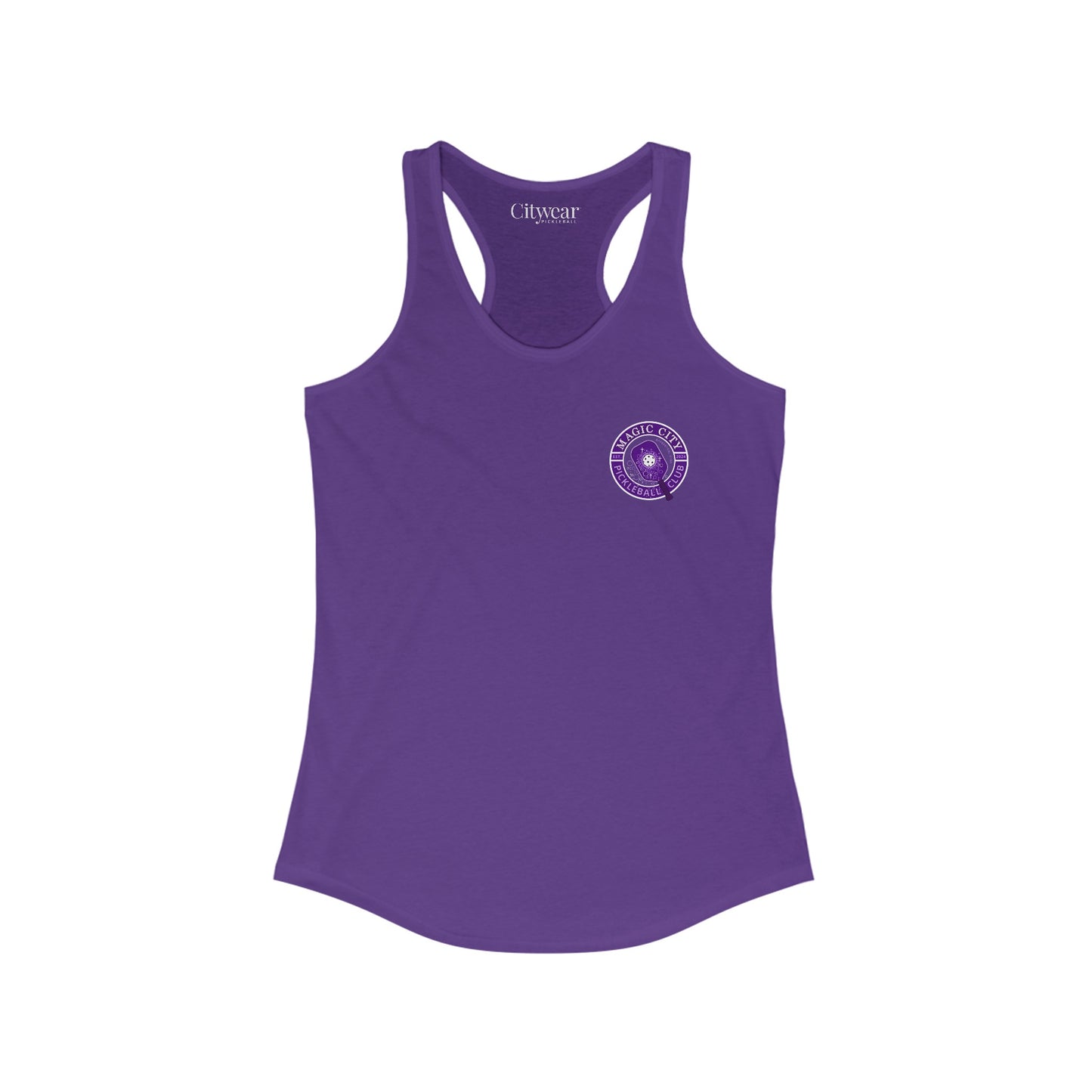 MCPC CIRCULAR LOGO (FRONT ONLY) - Women's Ideal Racerback Tank