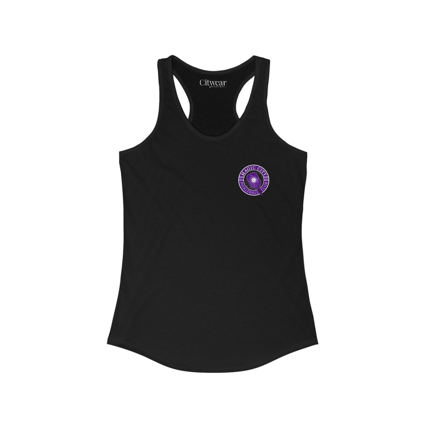 MCPC CIRCULAR LOGO (FRONT ONLY) - Women's Ideal Racerback Tank