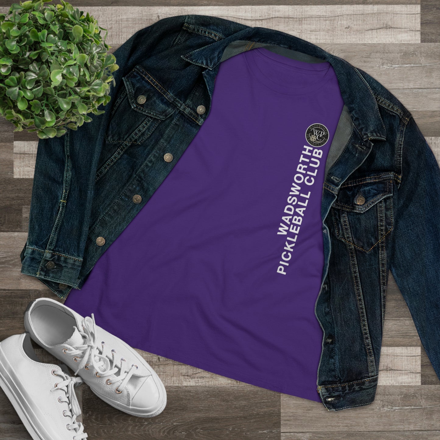 WPC VERTICAL WHITE, Relaxed Fit Women's T-shirt