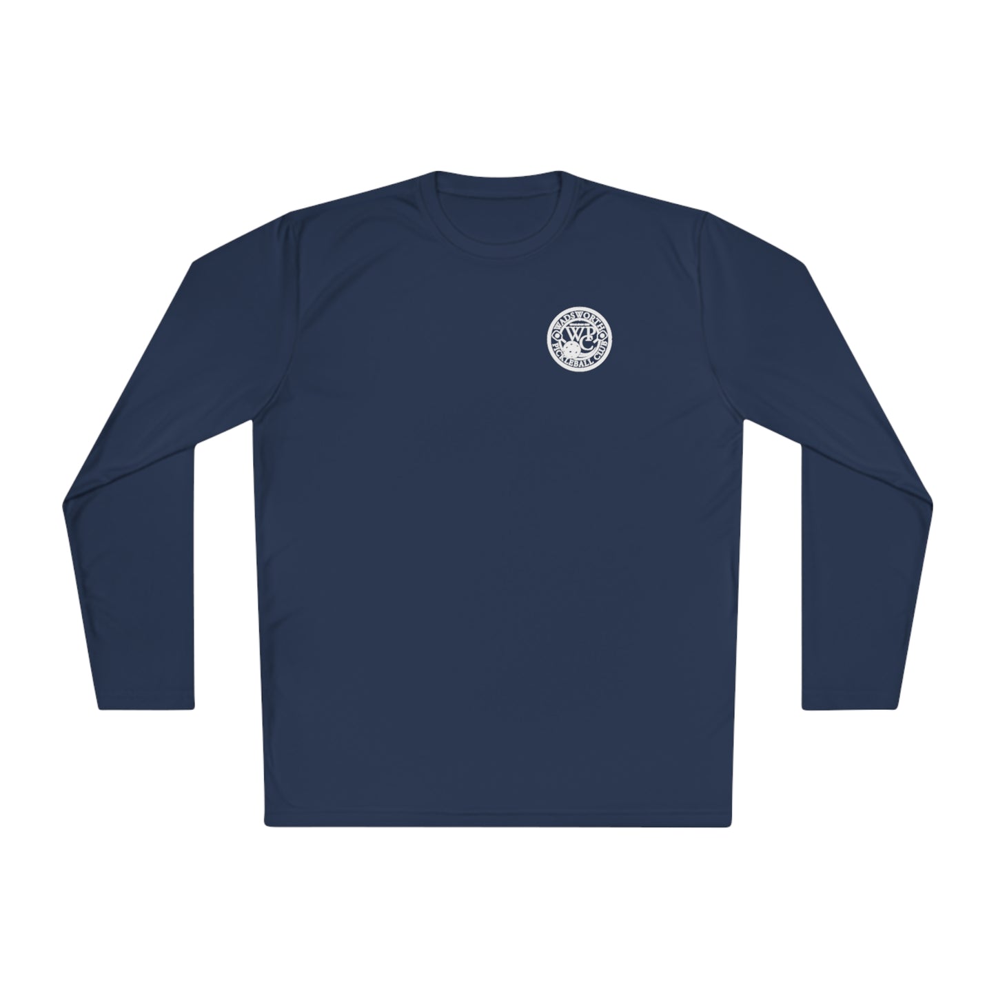 WPC WHITE-BLACK LOGOS SPORT-TEK (FRONT & BACK) - Unisex Lightweight Long Sleeve Tee