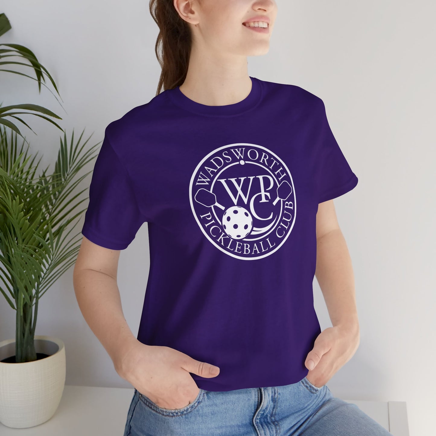 WPC White Logo- Unisex Jersey Short Sleeve Tee