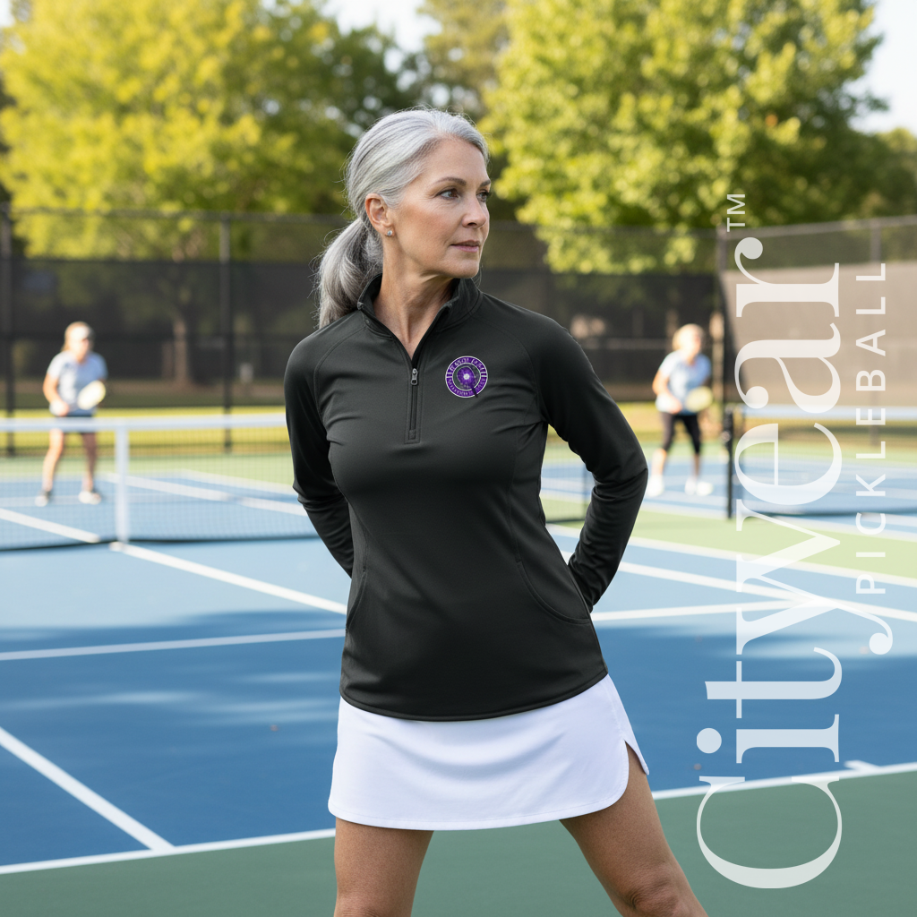 Women's Quarter-Zip Pullover-MCPC