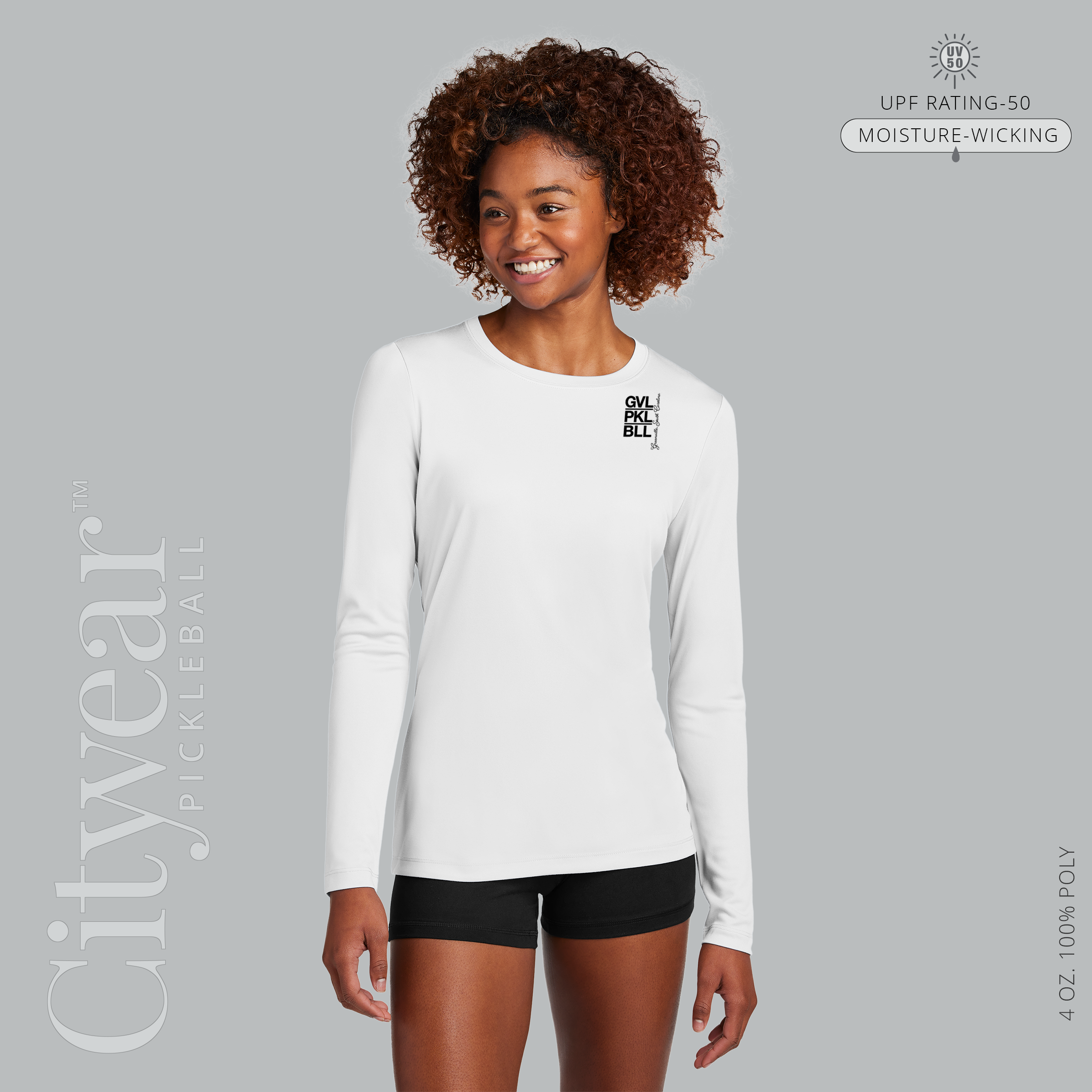 Women's UV Long Sleeve (Medallion) T-Shirt-GVL