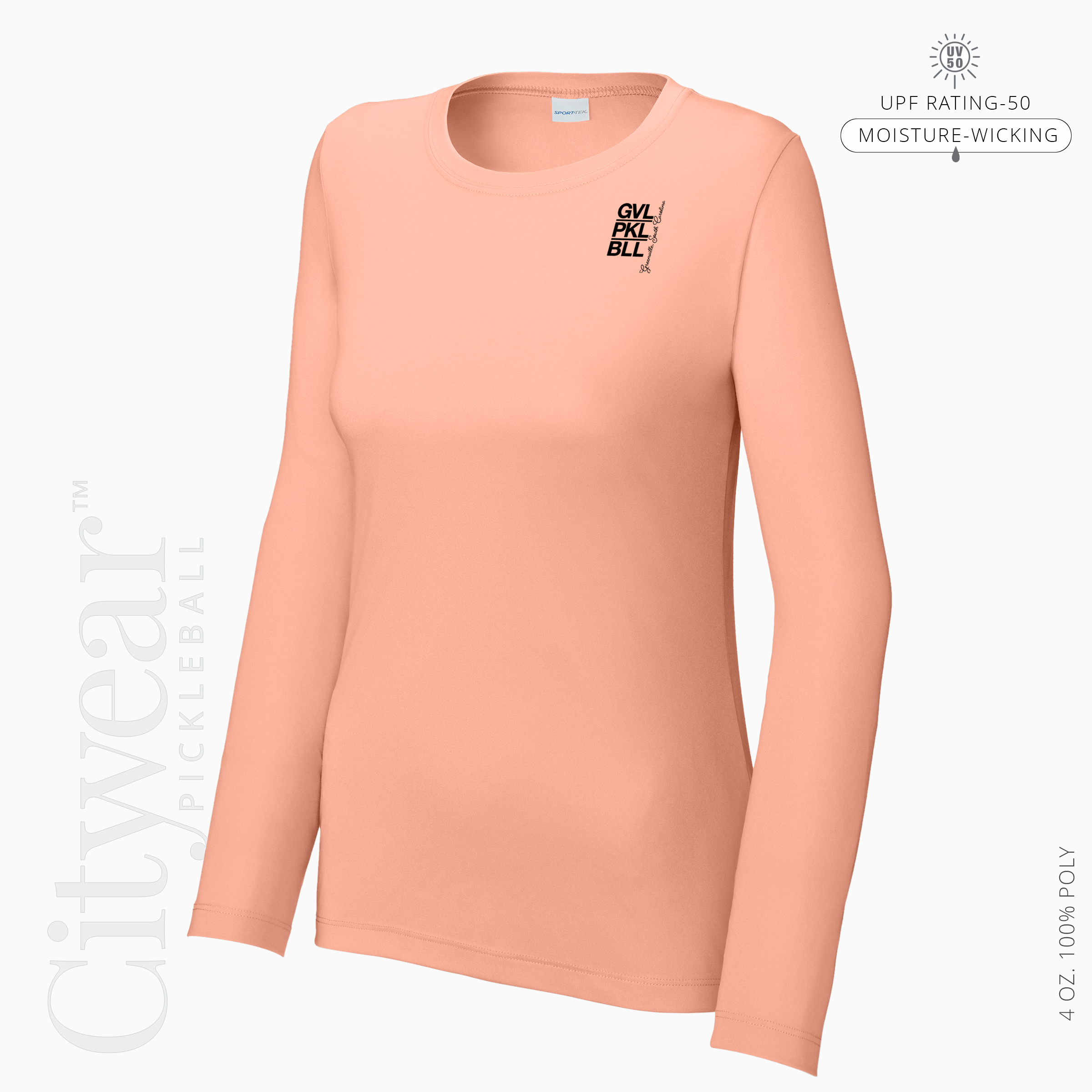 Women's UV Long Sleeve (Medallion) T-Shirt-GVL