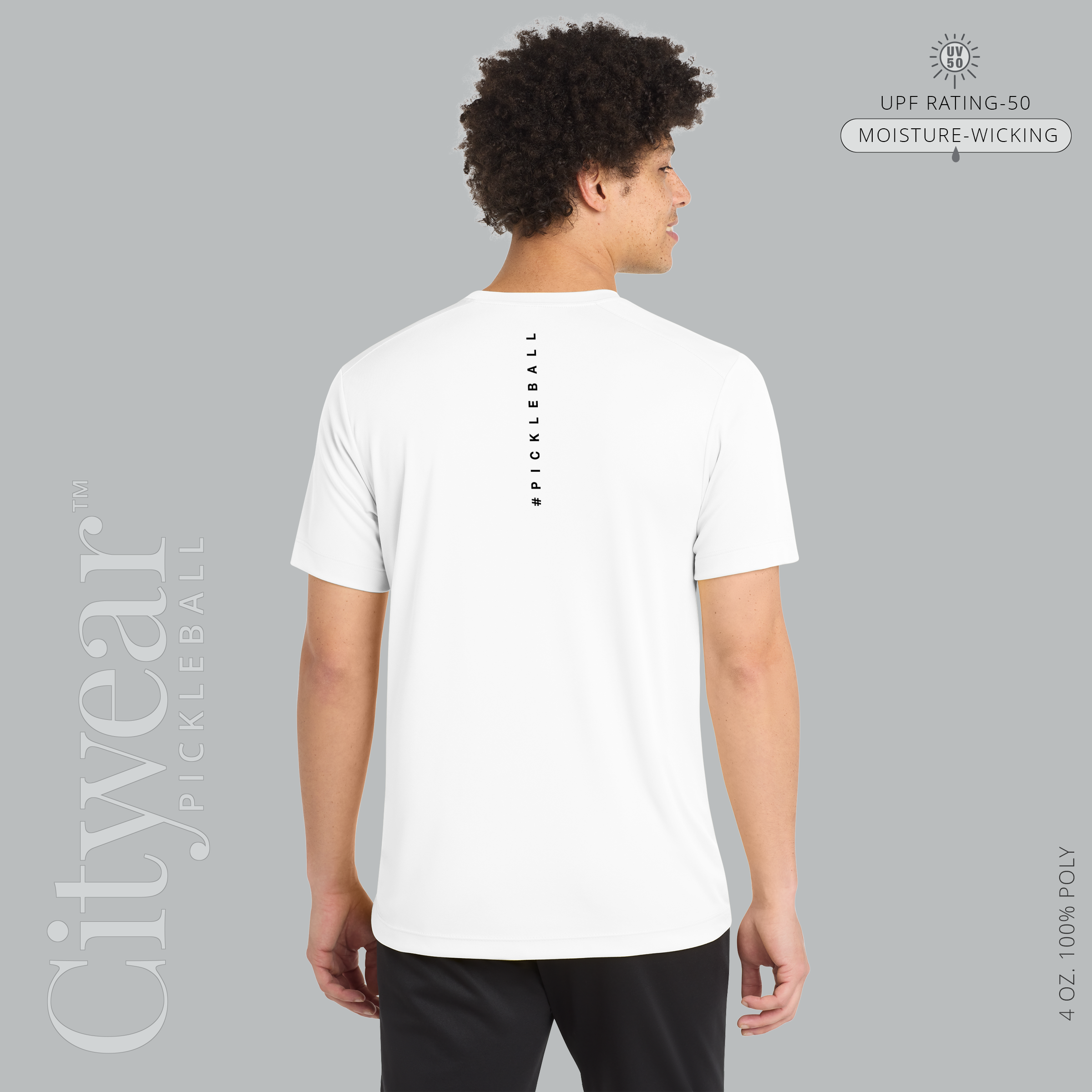 Men's UV Crewneck (Medallion) T-Shirt-GVL