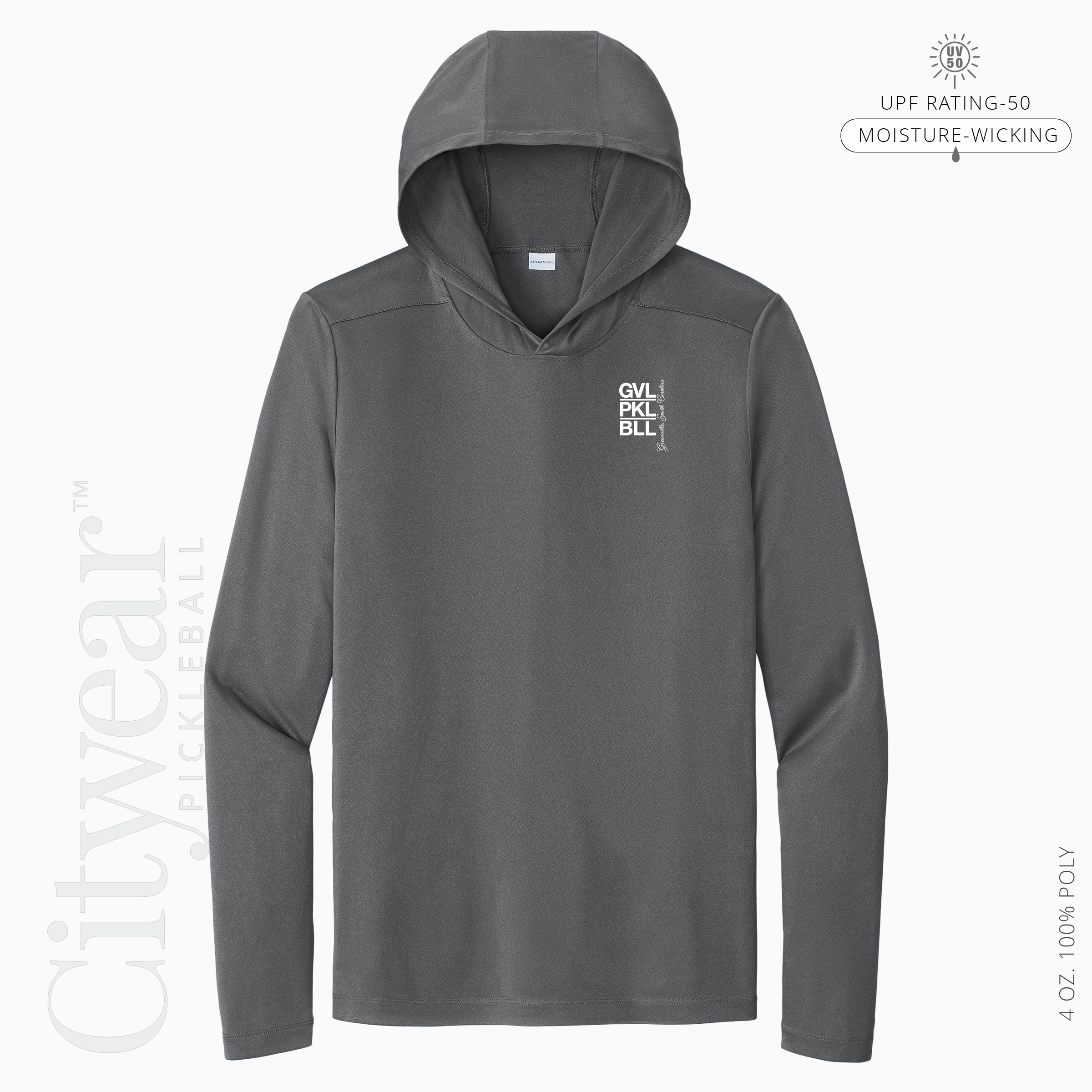 Men's UV Long Sleeve (Medallion) Hoodie-GVL