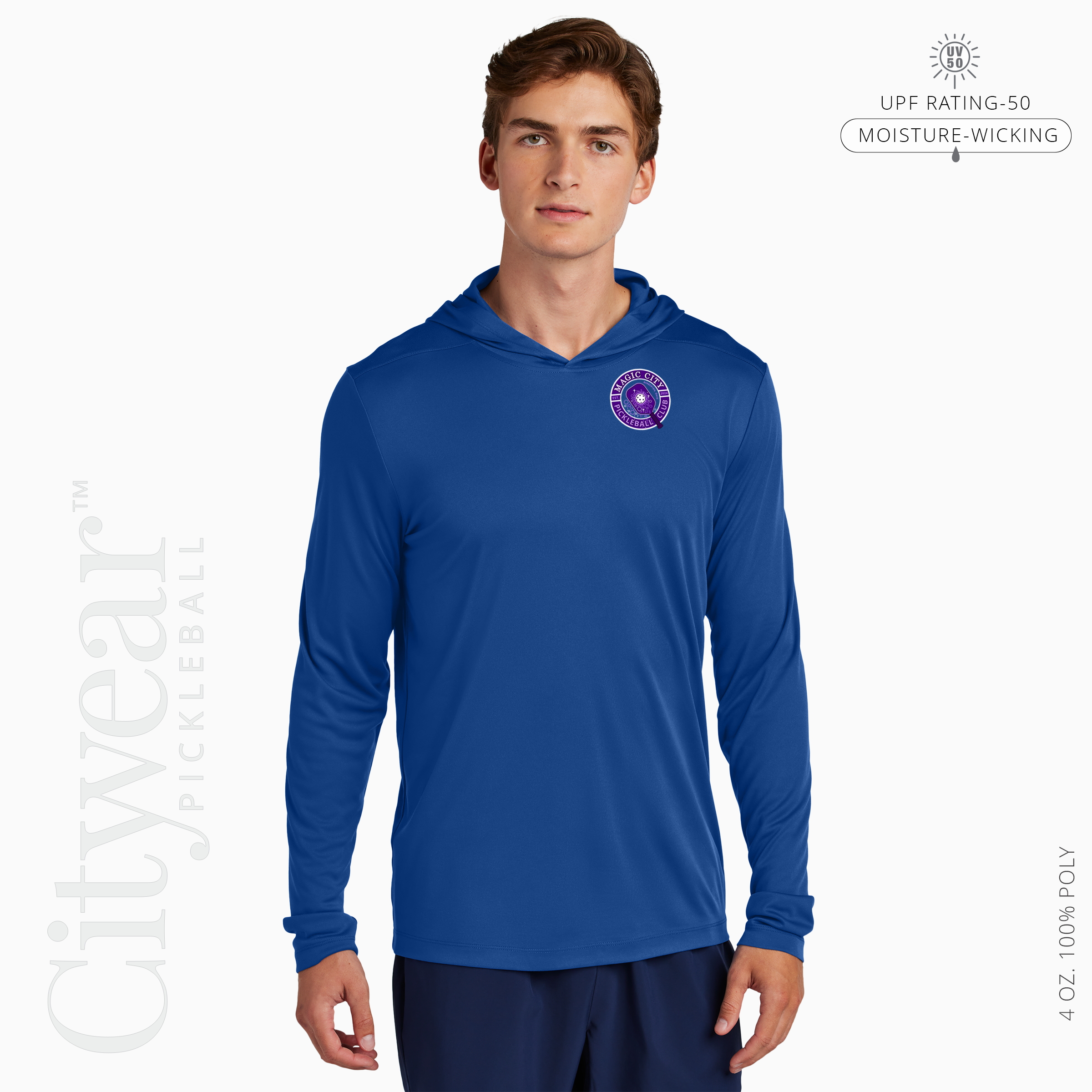 Men's UV Long Sleeve (Medallion) Hoodie-MCPC