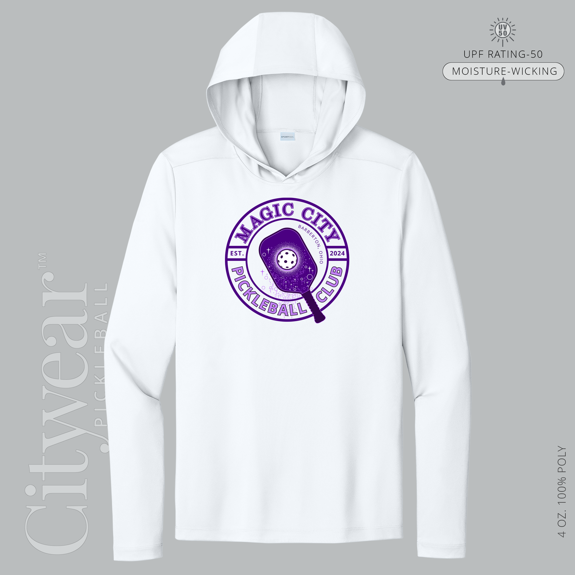 Men's UV Long Sleeve Hoodie-MCPC