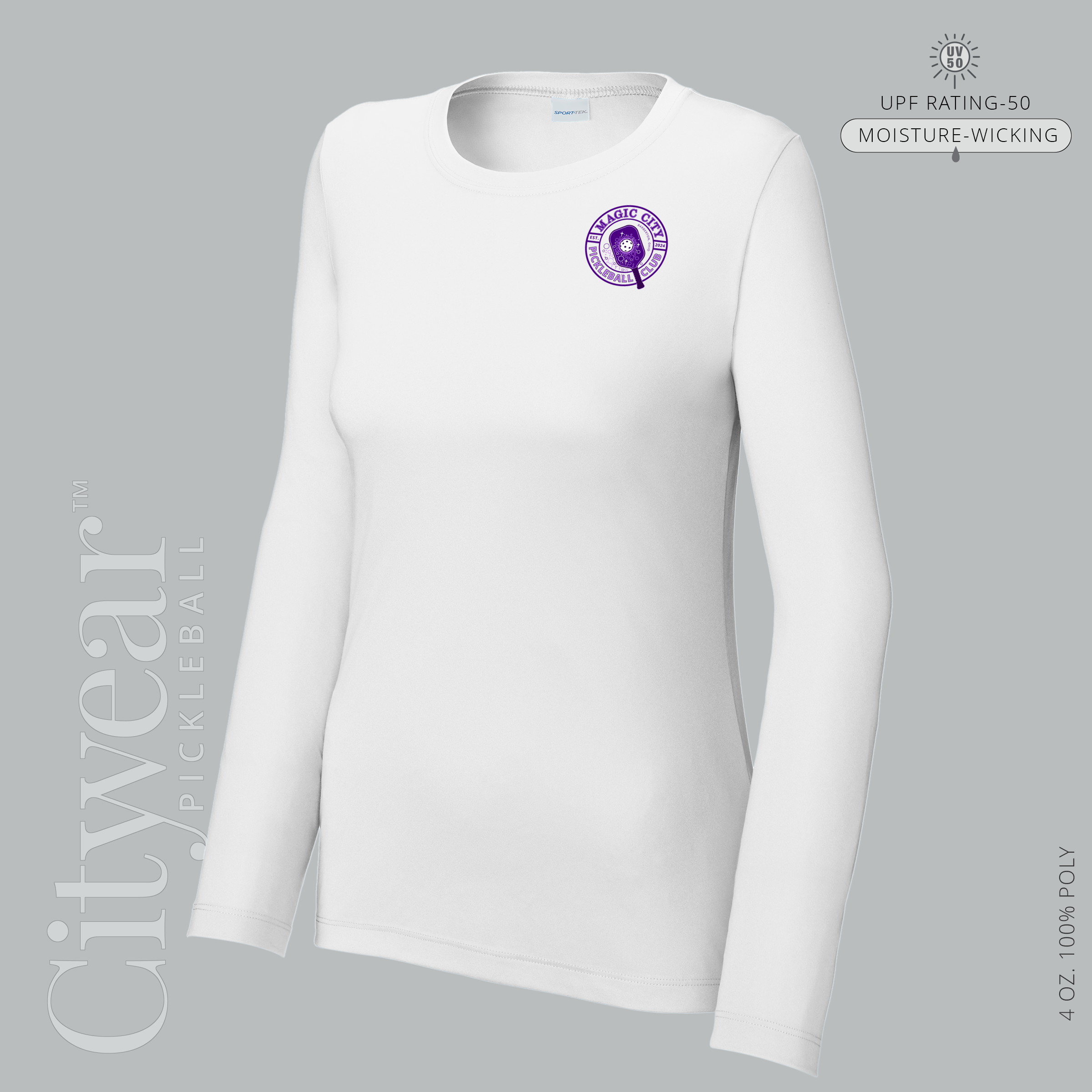 Women's UV Long Sleeve (Medallion) T-Shirt-MCPC