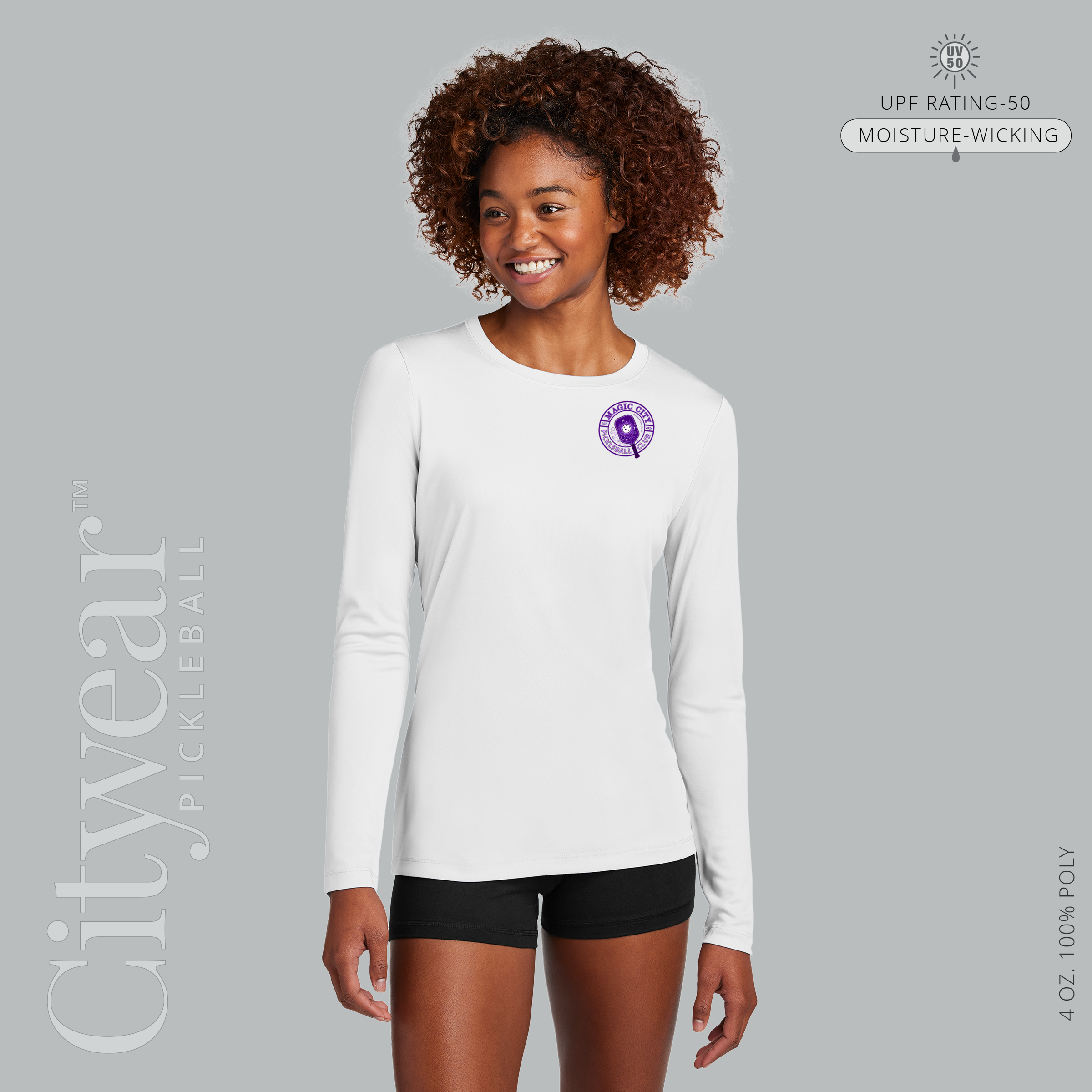 Women's UV Long Sleeve (Medallion) T-Shirt-MCPC