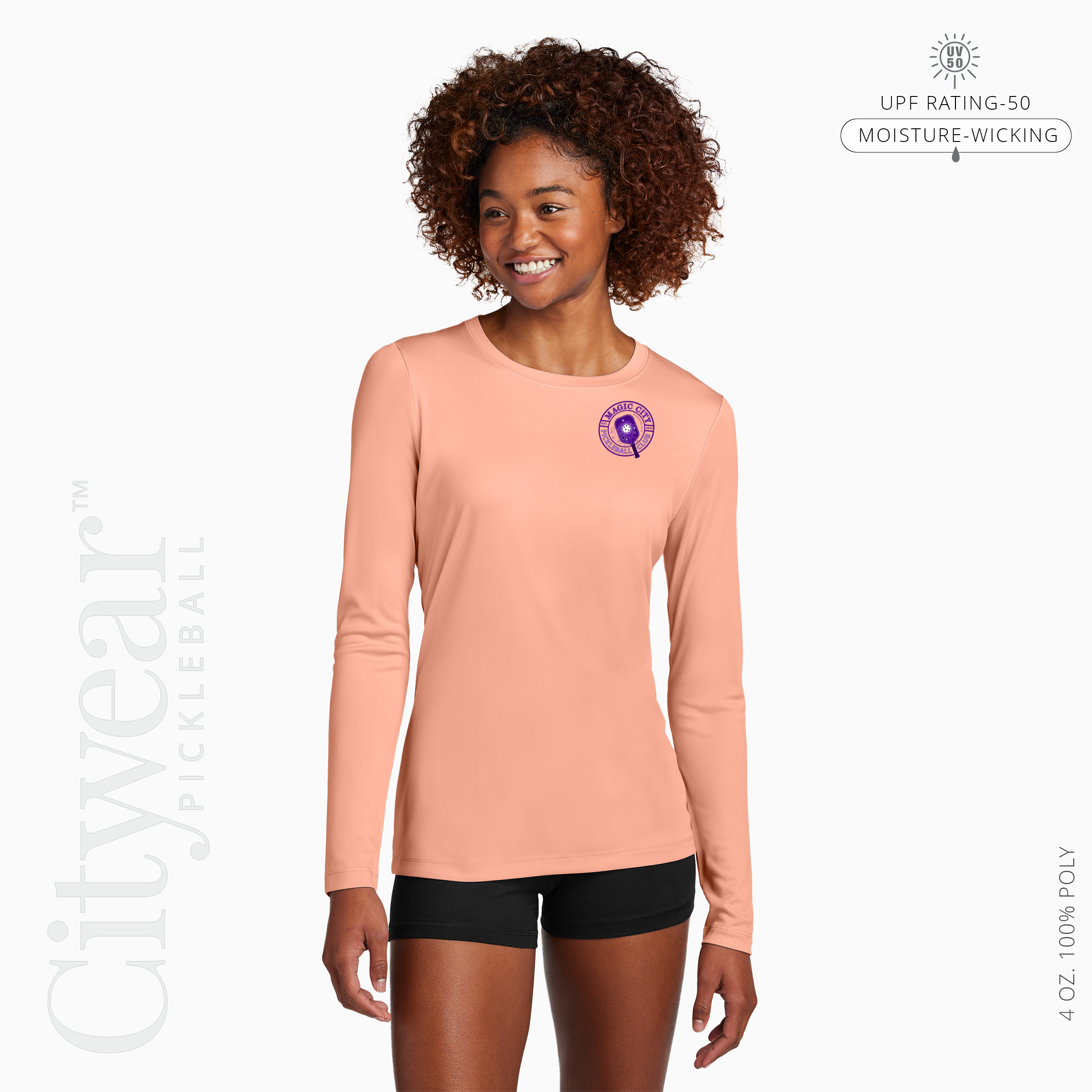 Women's UV Long Sleeve (Medallion) T-Shirt-MCPC