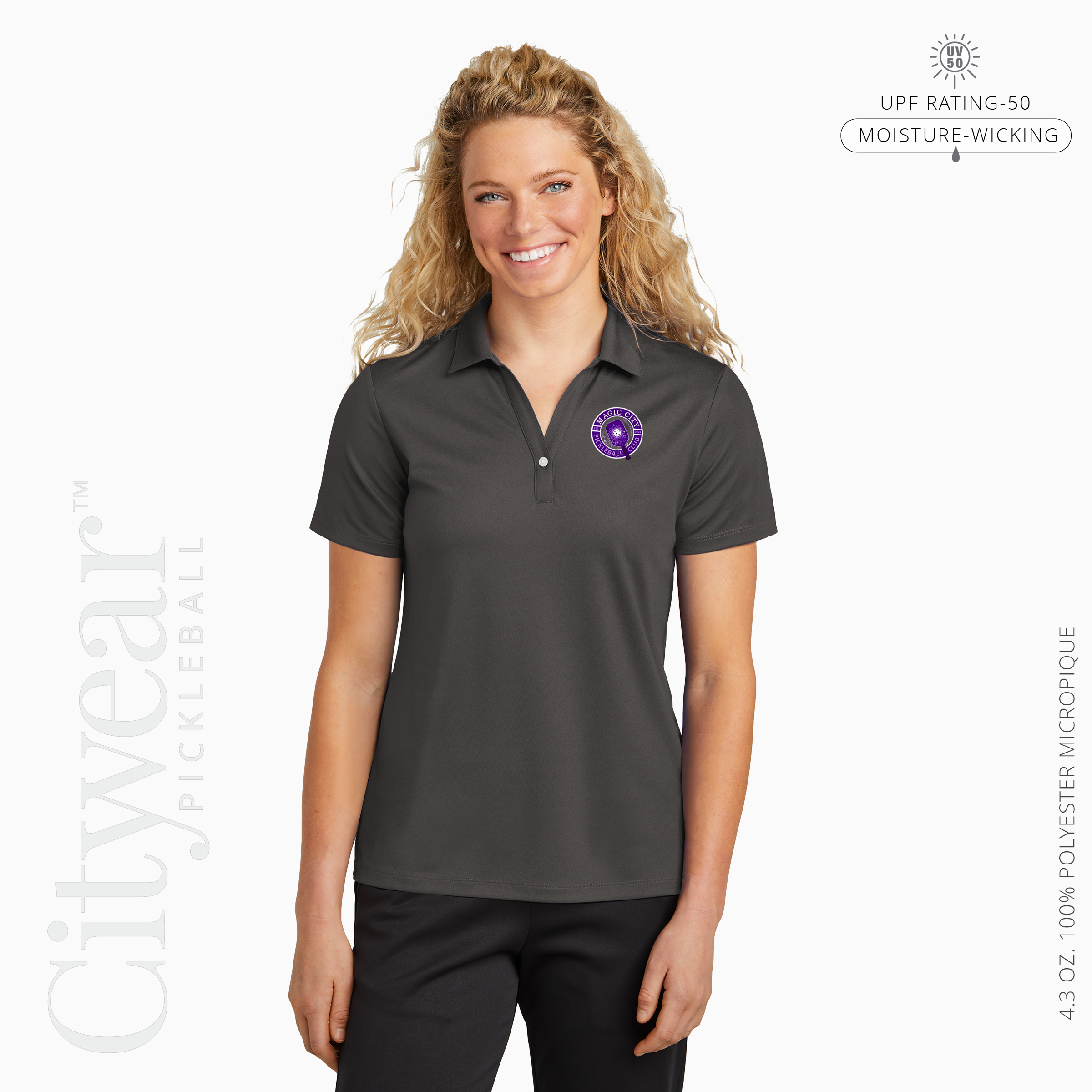 Women's UV Micropique Polo-MCPC