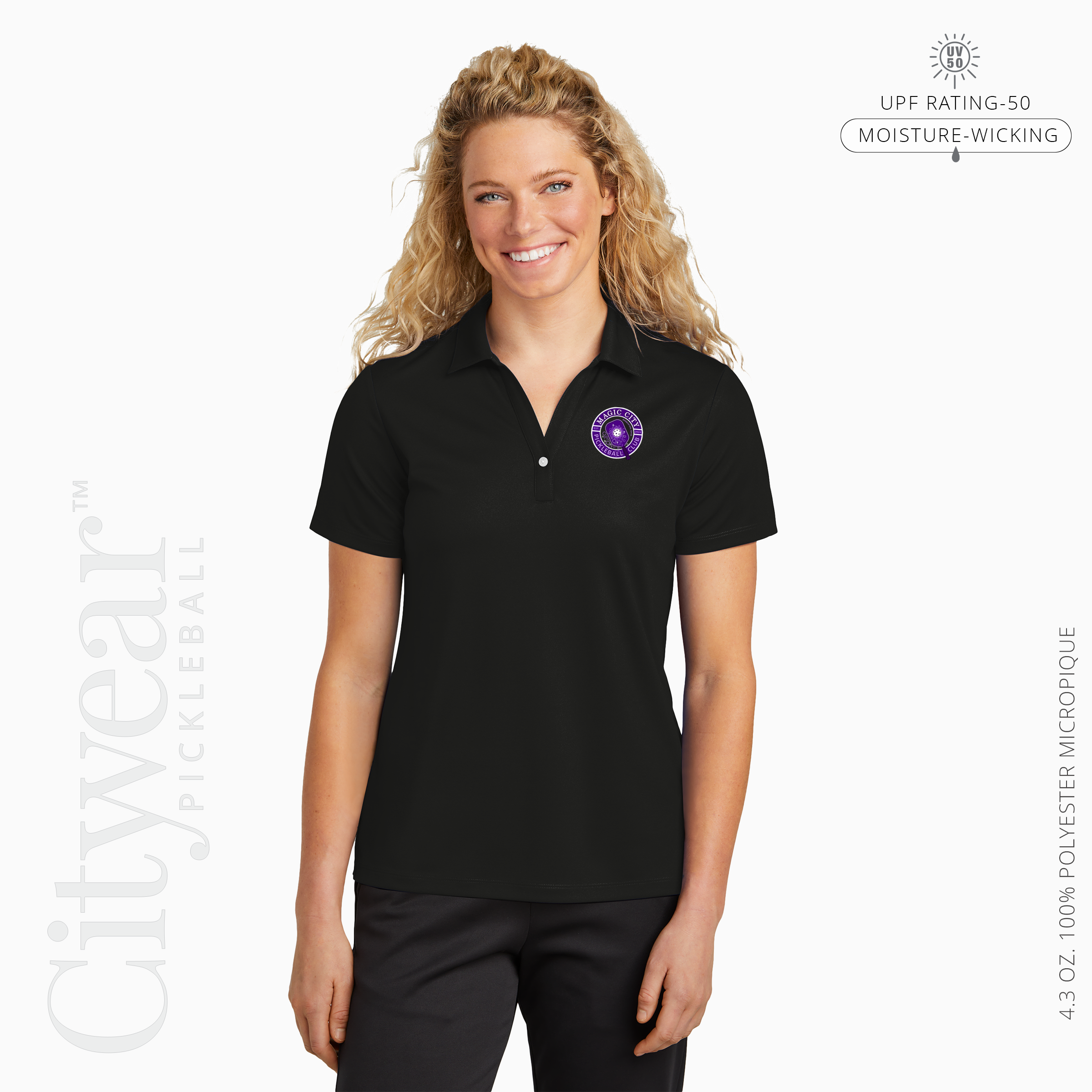 Women's UV Micropique Polo-MCPC