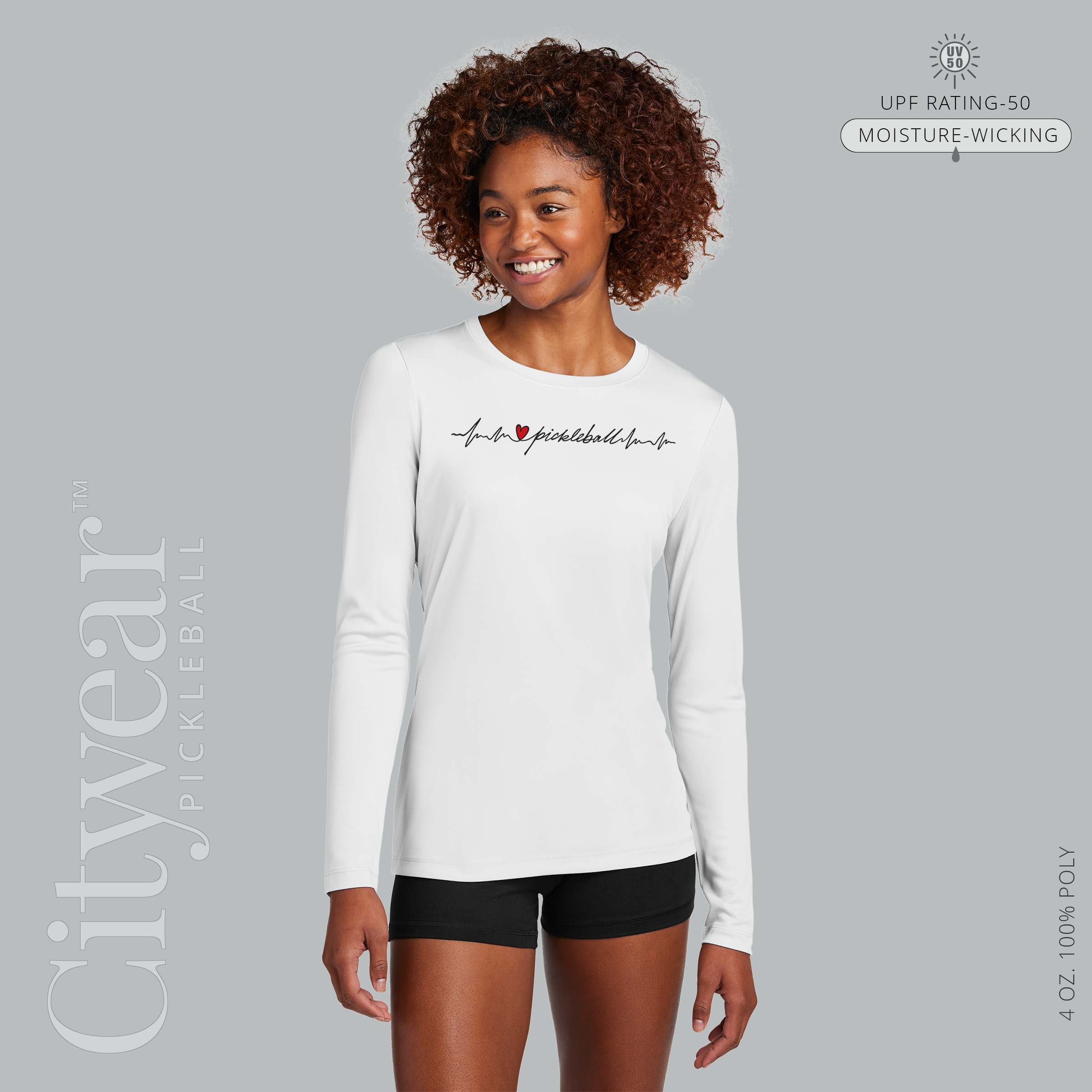 Women's Heartbeat Monoline UV Long Sleeve Tee