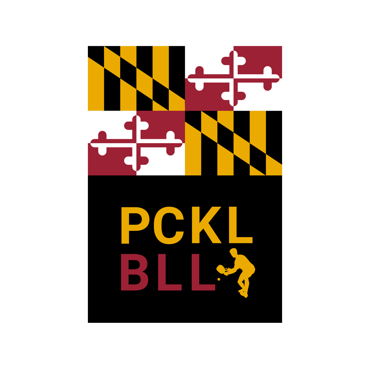 MD FLAG, PCKL-BLL MAN ATHLETE- Unisex Moisture Wicking Tee
