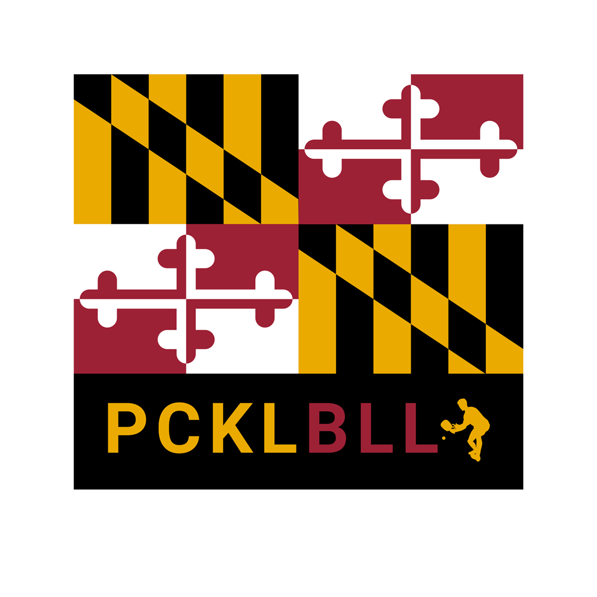 MD FLAG, PCKLBLL MAN ATHLETE- Unisex Moisture Wicking Tee